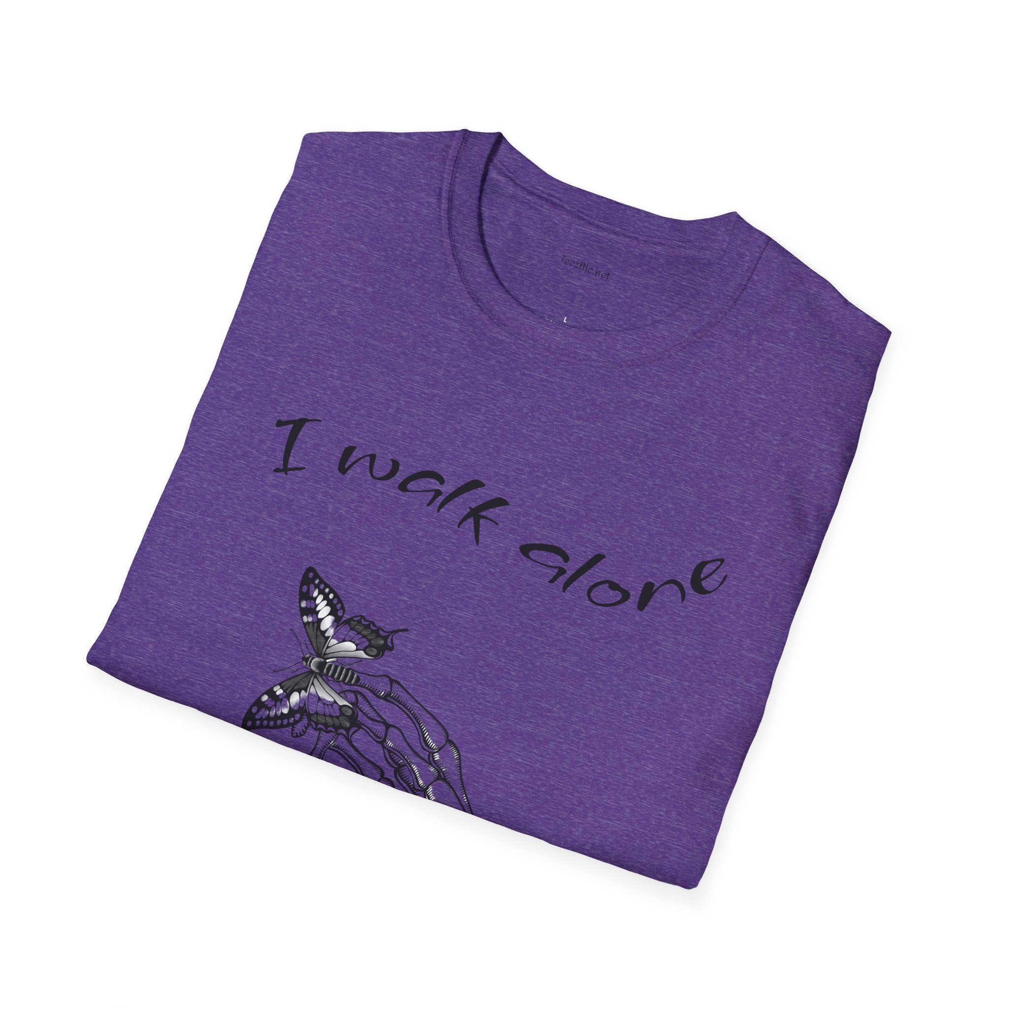 I walk alone - Unisex Softstyle T-Shirt 100% Cotton Graphic