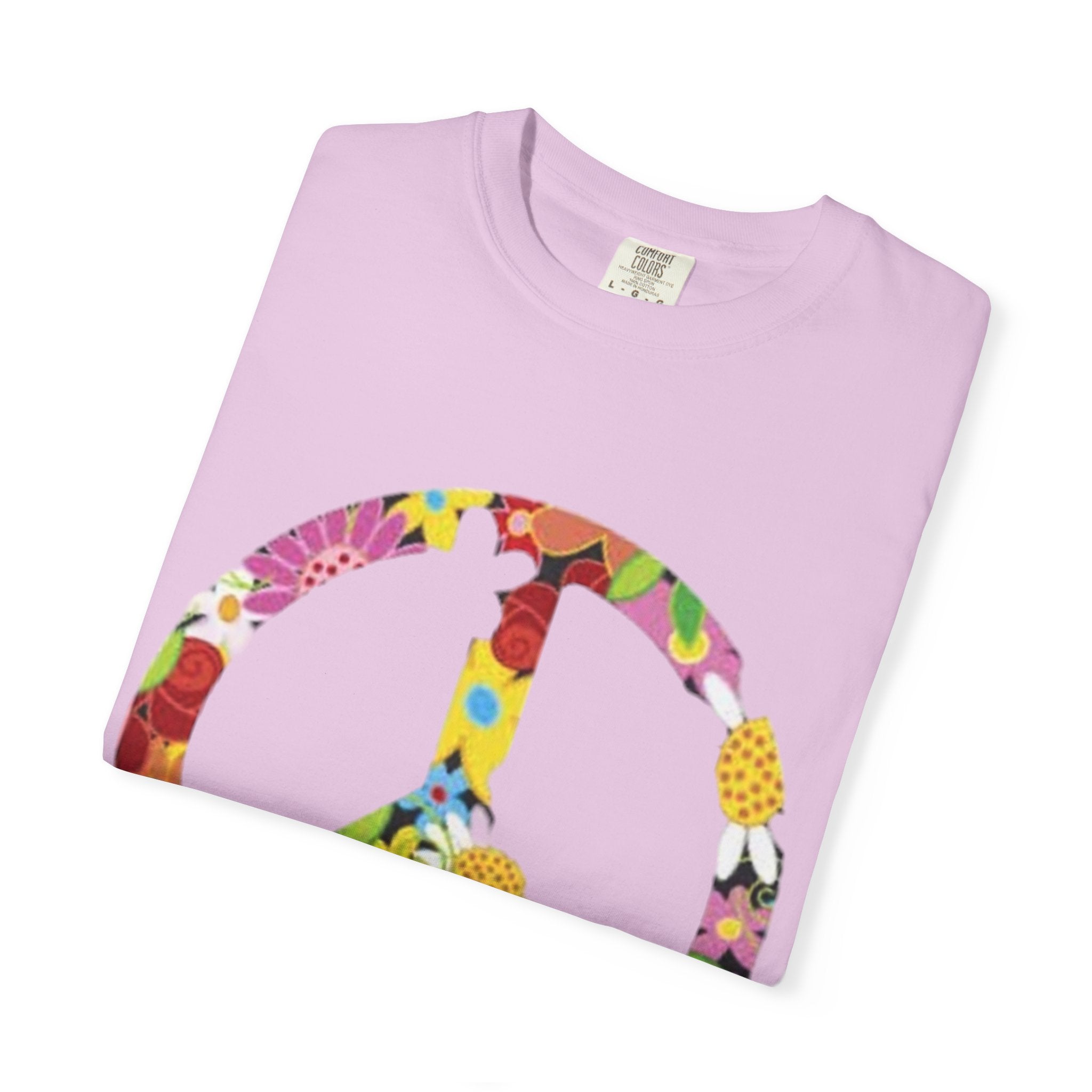 Peace Sign Unisex Garment-Dyed T-shirt