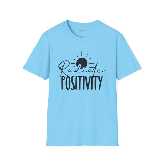 Radiate Positivity Unisex Soft Style T-Shirt 100% Cotton Graphic