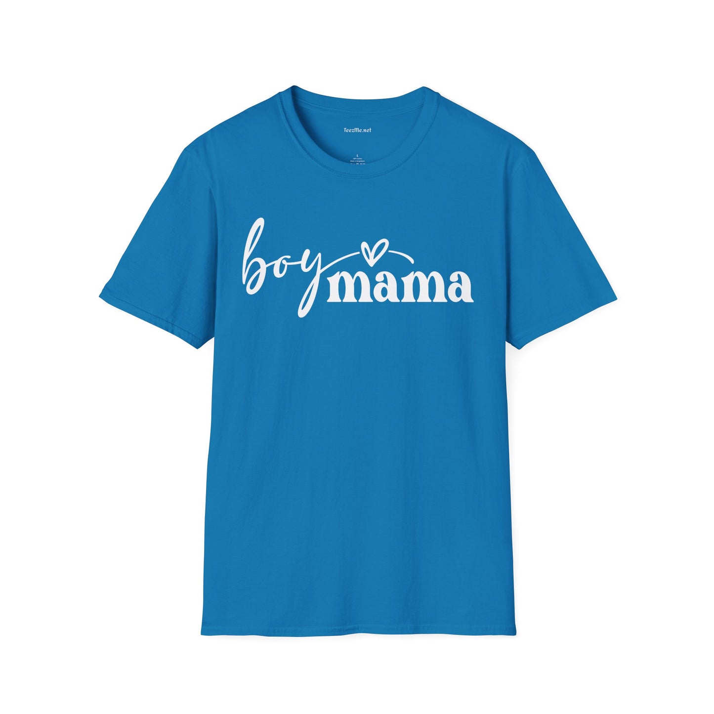 Boy Mama 01 Unisex SoftStyle T-Shirt 100% Cotton Graphic