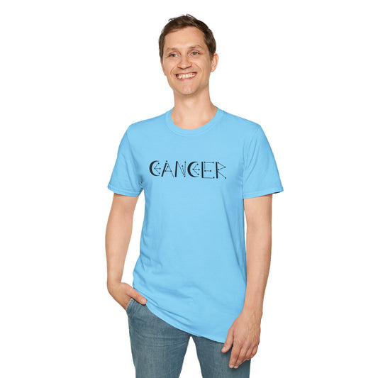 Cancer Zodiac - Unisex Softstyle T-Shirt 100% Cotton Graphic