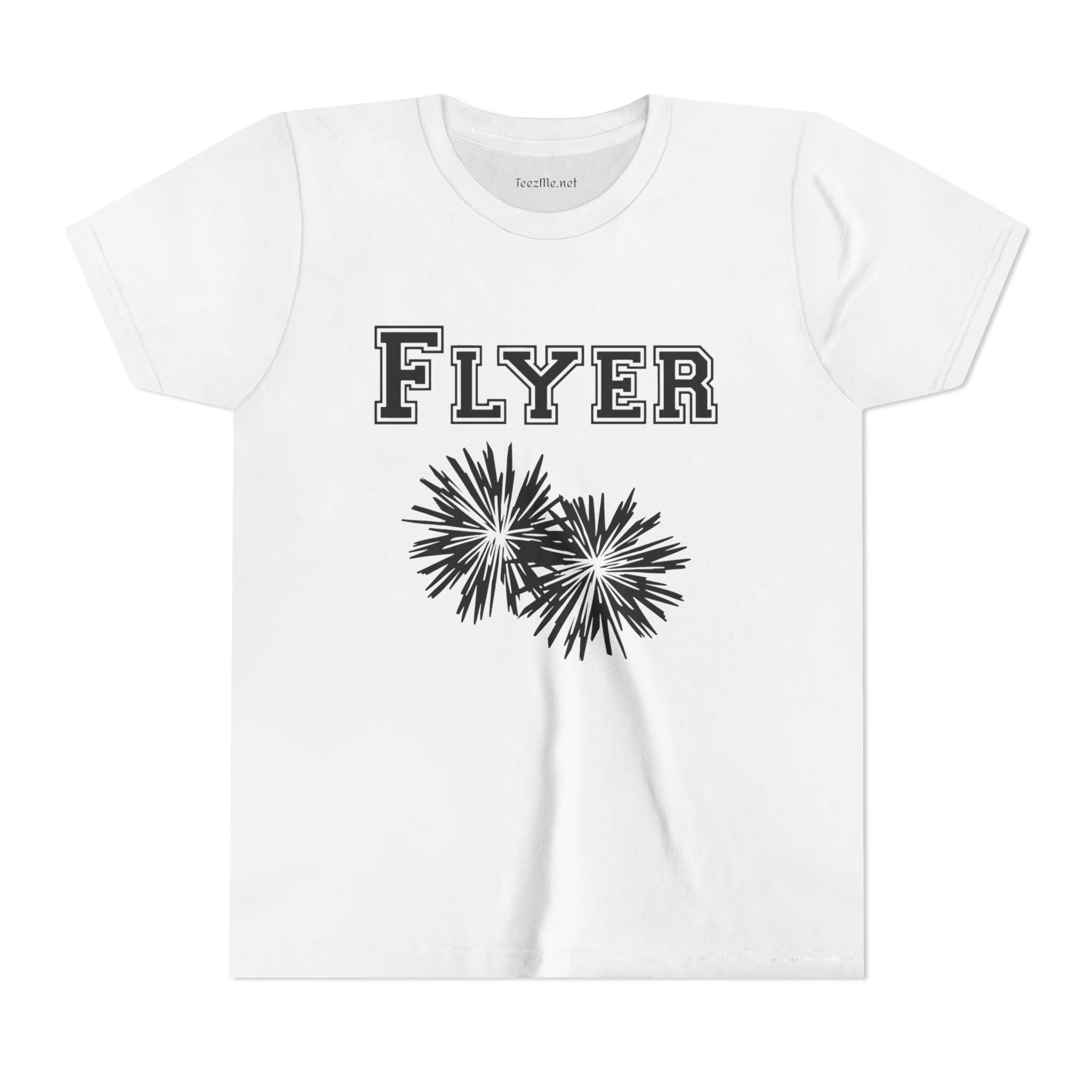 Flyer Youth Tee – Cheerleader Pom Pom Shirt
