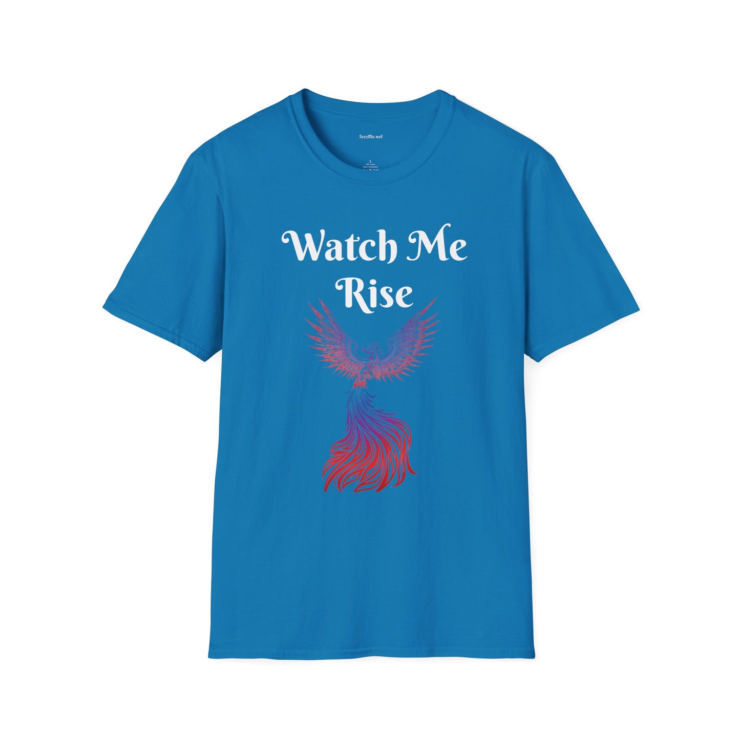 Watch Me Rise - Unisex Softstyle T-Shirt 100% Cotton Graphic