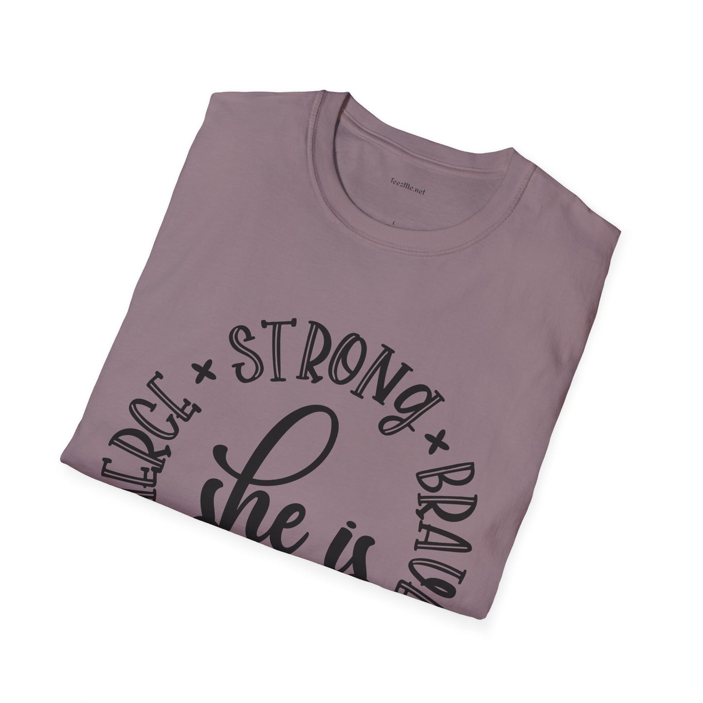 She is Strong - Unisex Softstyle T-Shirt 100% Cotton Graphic