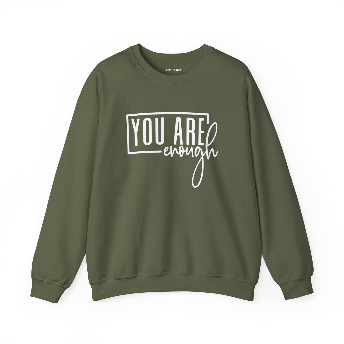 You Are Enough 01  Unisex Heavy Blend™ Crewneck Sweatshirt Inspirational