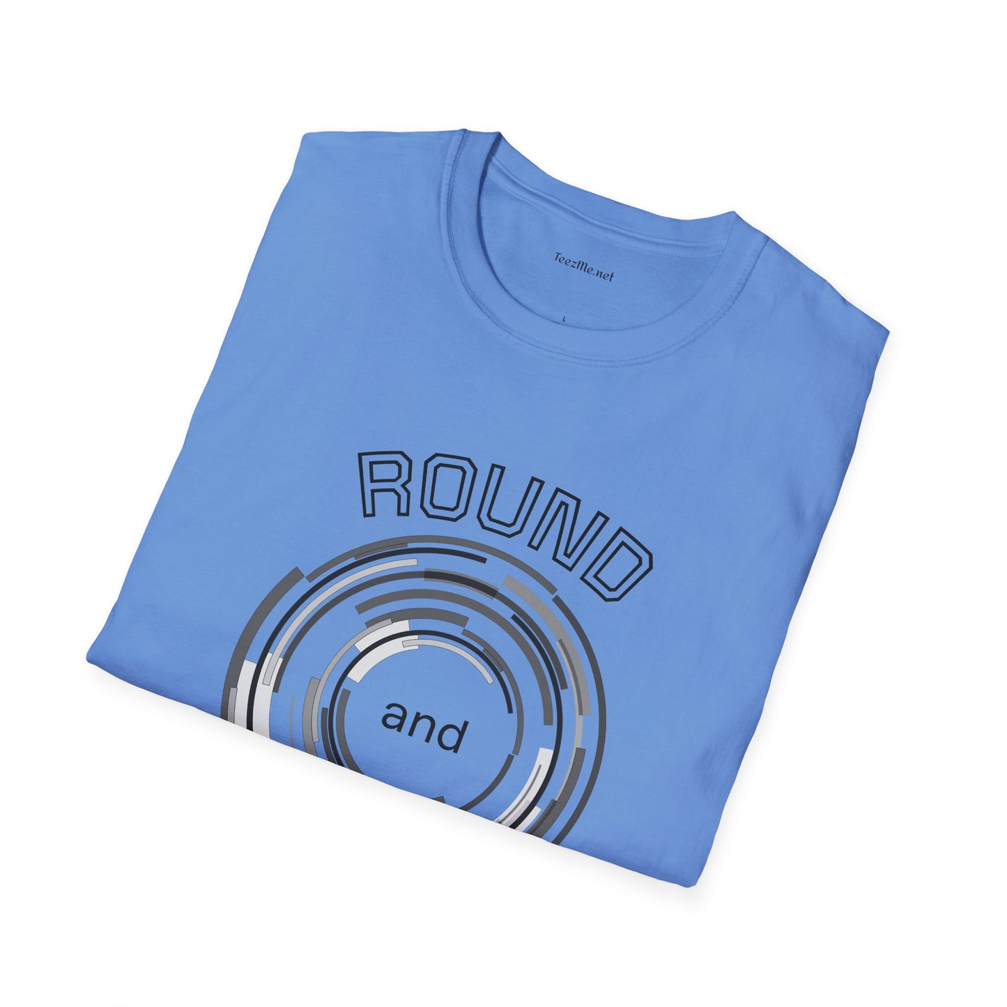 Round and Round - Unisex Softstyle T-Shirt 100% Cotton Graphic