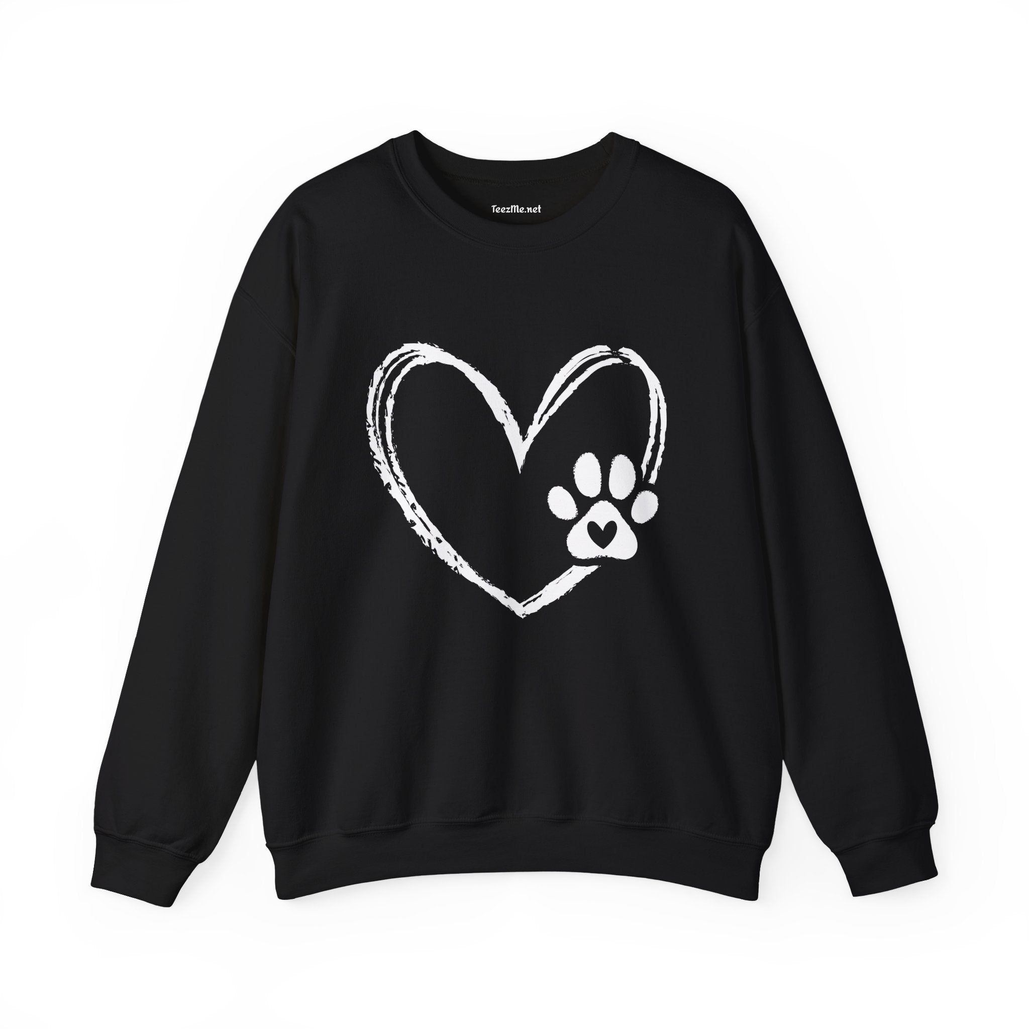 Paw Heart Unisex Heavy Blend™ Crewneck Sweatshirt