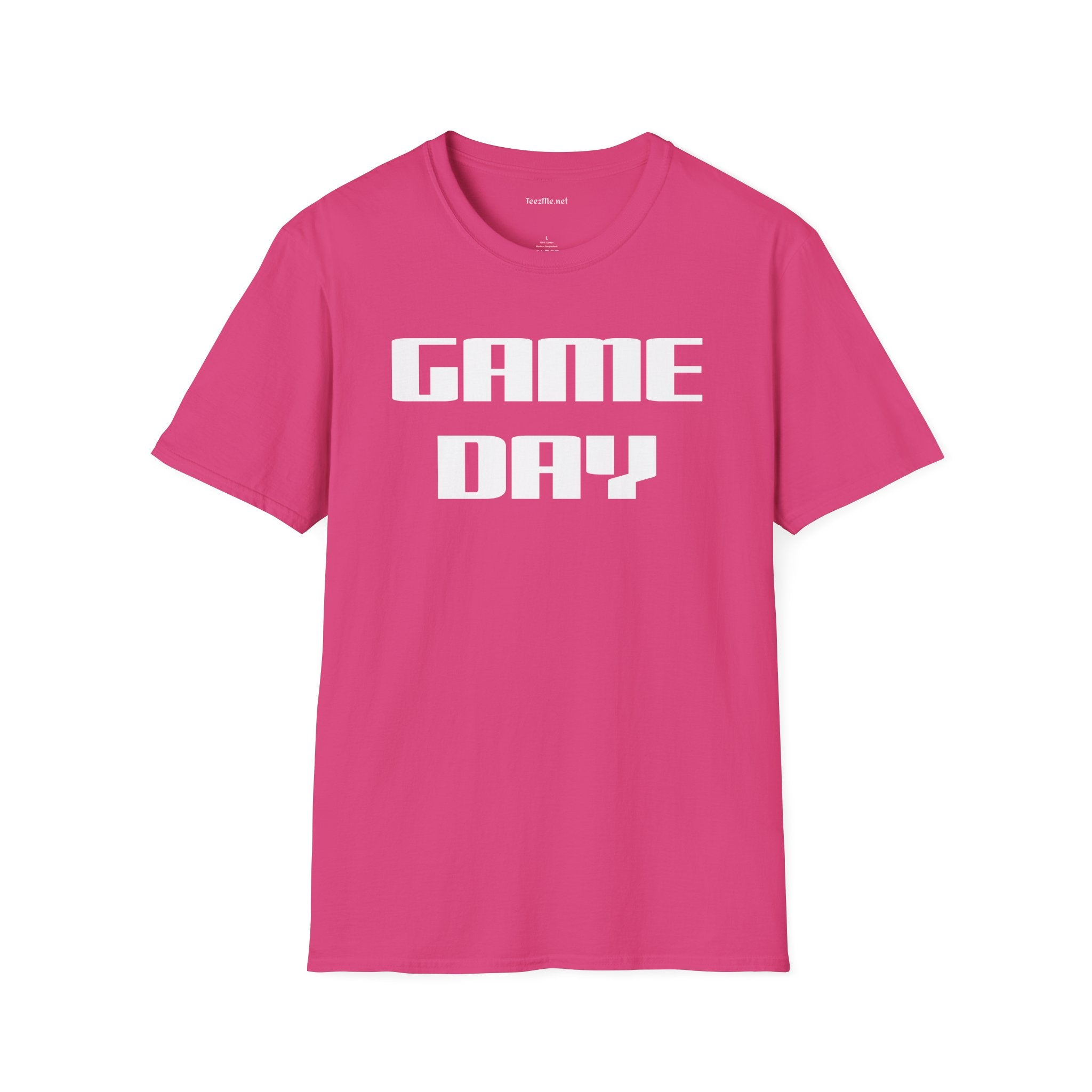 Game Day Unisex Softstyle T-Shirt 100% Cotton Graphic