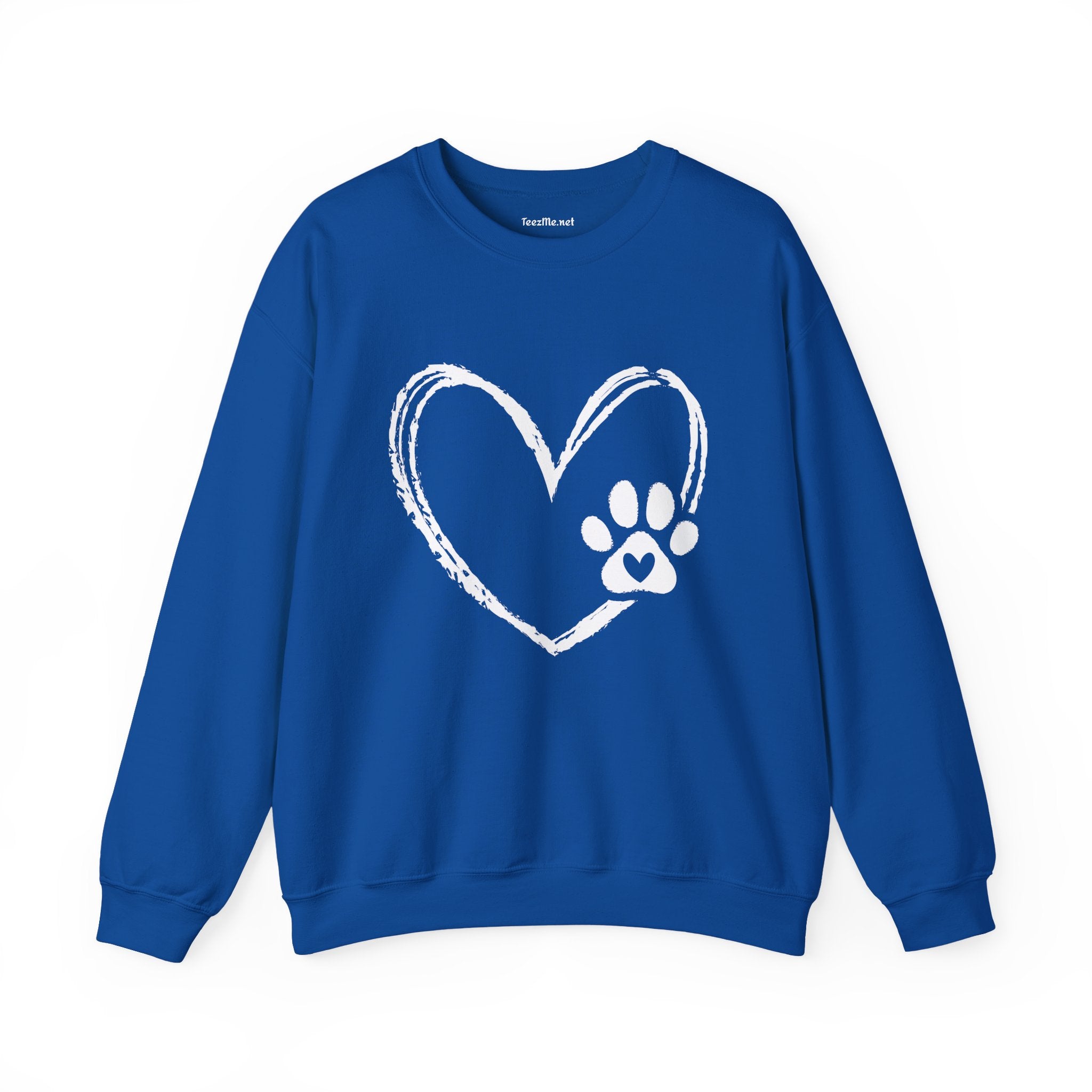 Paw Heart Unisex Heavy Blend™ Crewneck Sweatshirt
