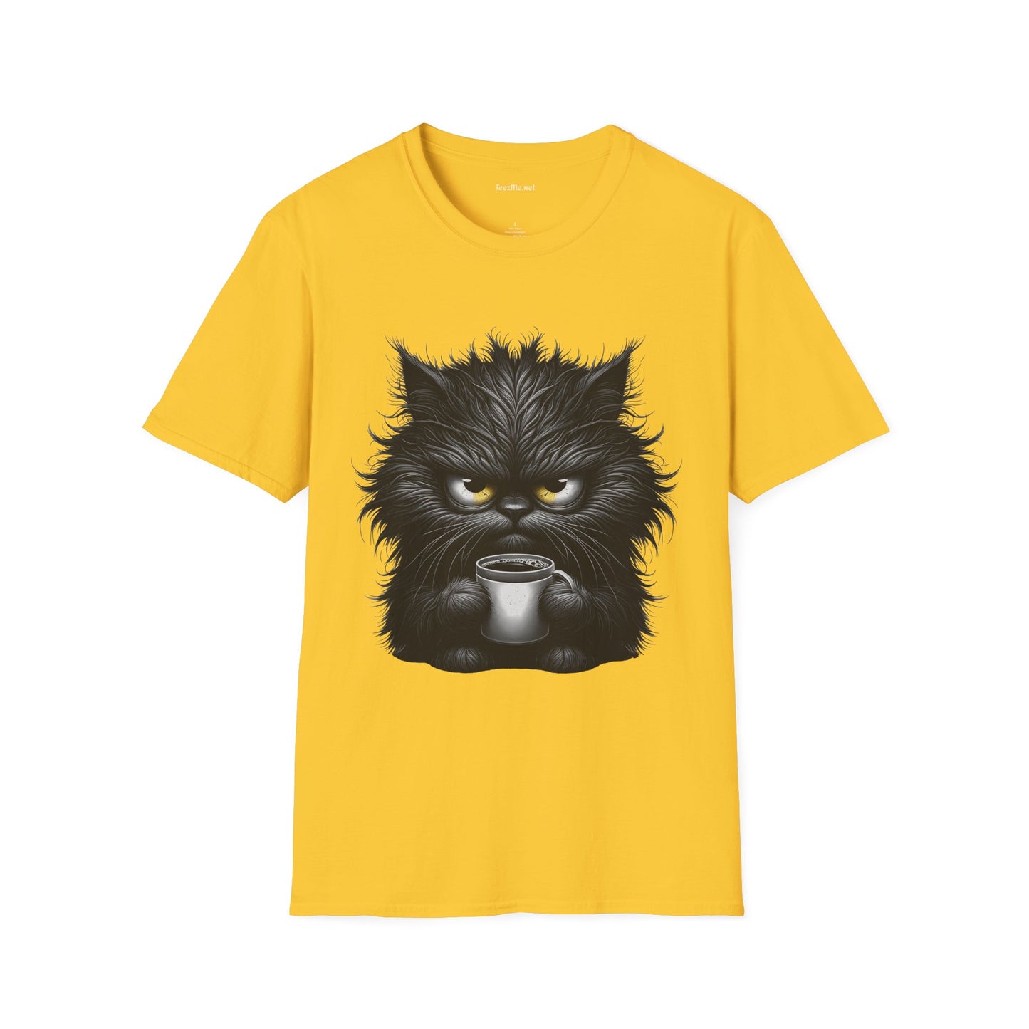 Adorable Grumpy Cat 01 Unisex SoftStyle T-Shirt 100% Cotton Graphic