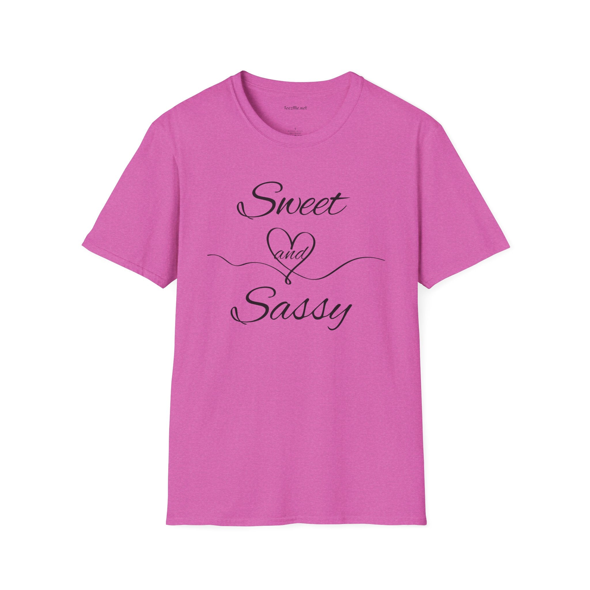 Sweet and Sassy - Unisex Softstyle T-Shirt 100% Cotton Graphic