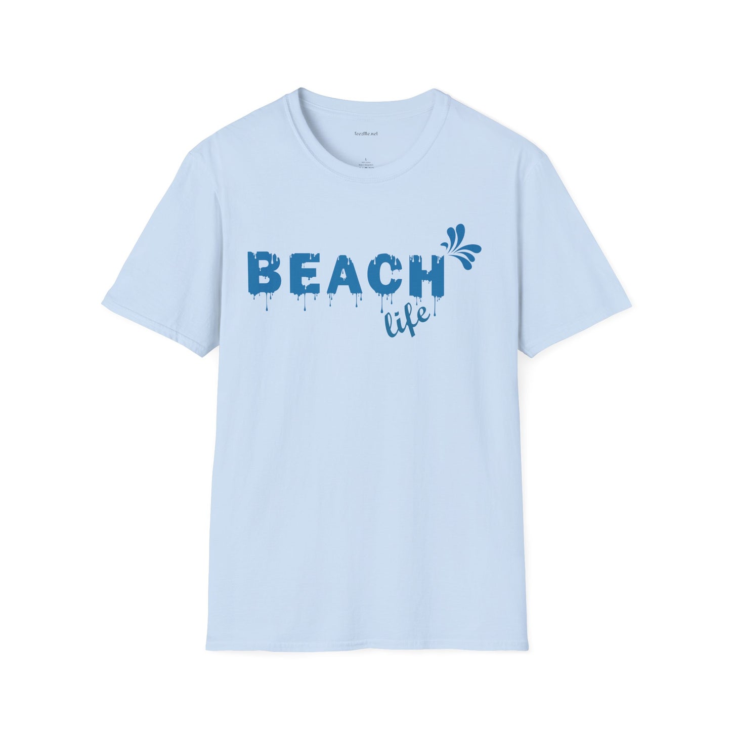 Beach Life Unisex Softstyle T-Shirt 100% Cotton Graphic