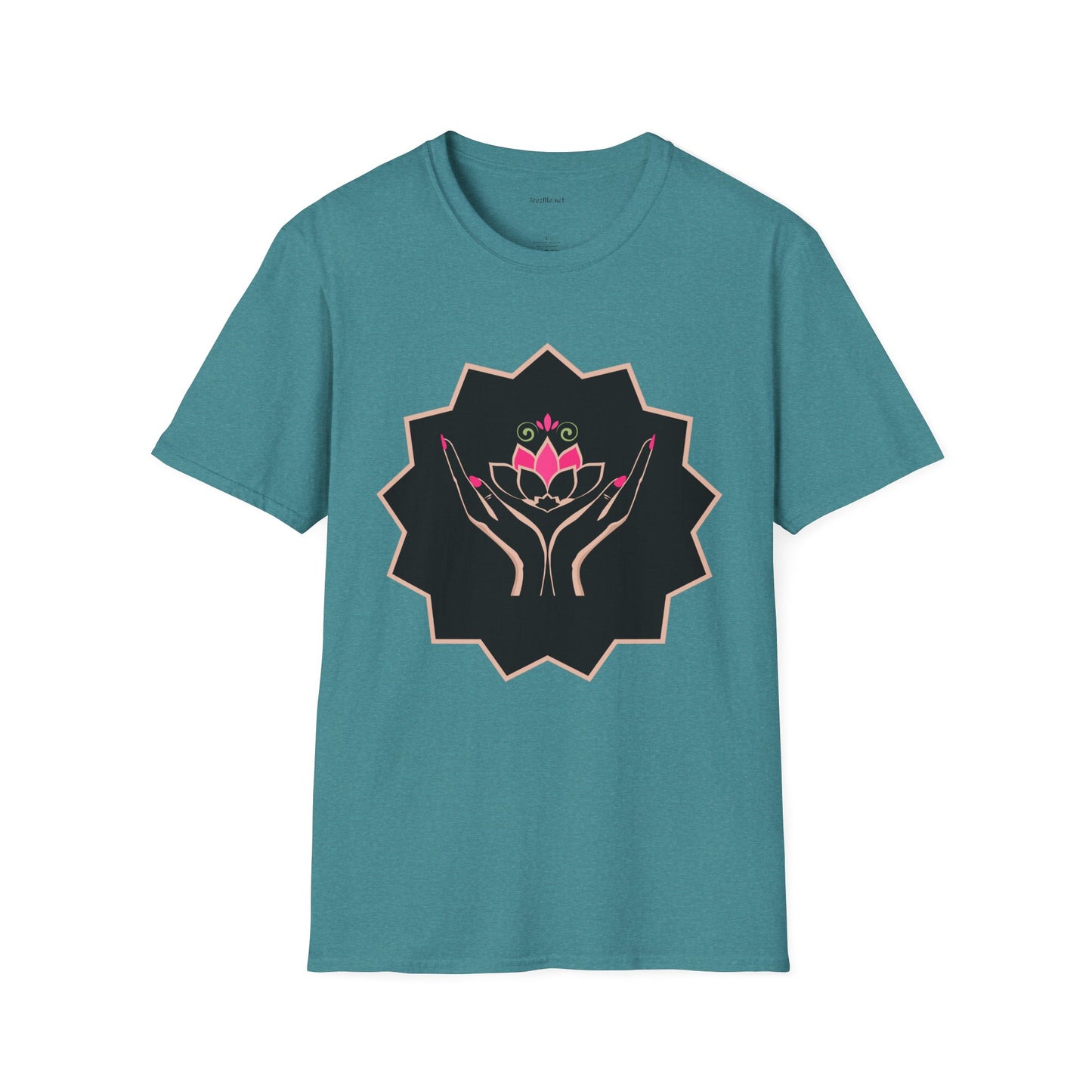 Pink Lotus - Unisex Softstyle T-Shirt 100% Cotton Graphic
