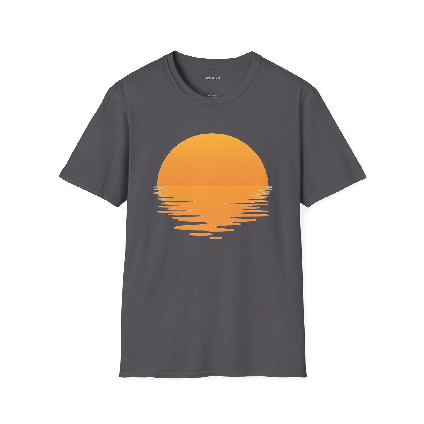 Sunset Reflection Unisex Soft Style T-Shirt 100% Cotton Graphic