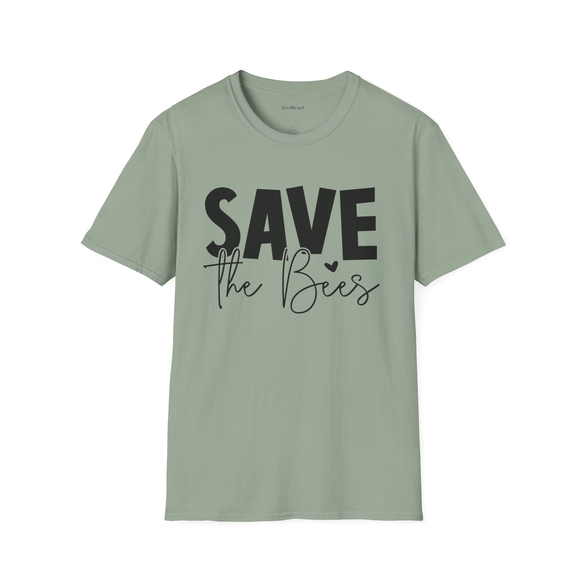 Save The Bees 03 Unisex Soft Style T-Shirt 100% Cotton Graphic