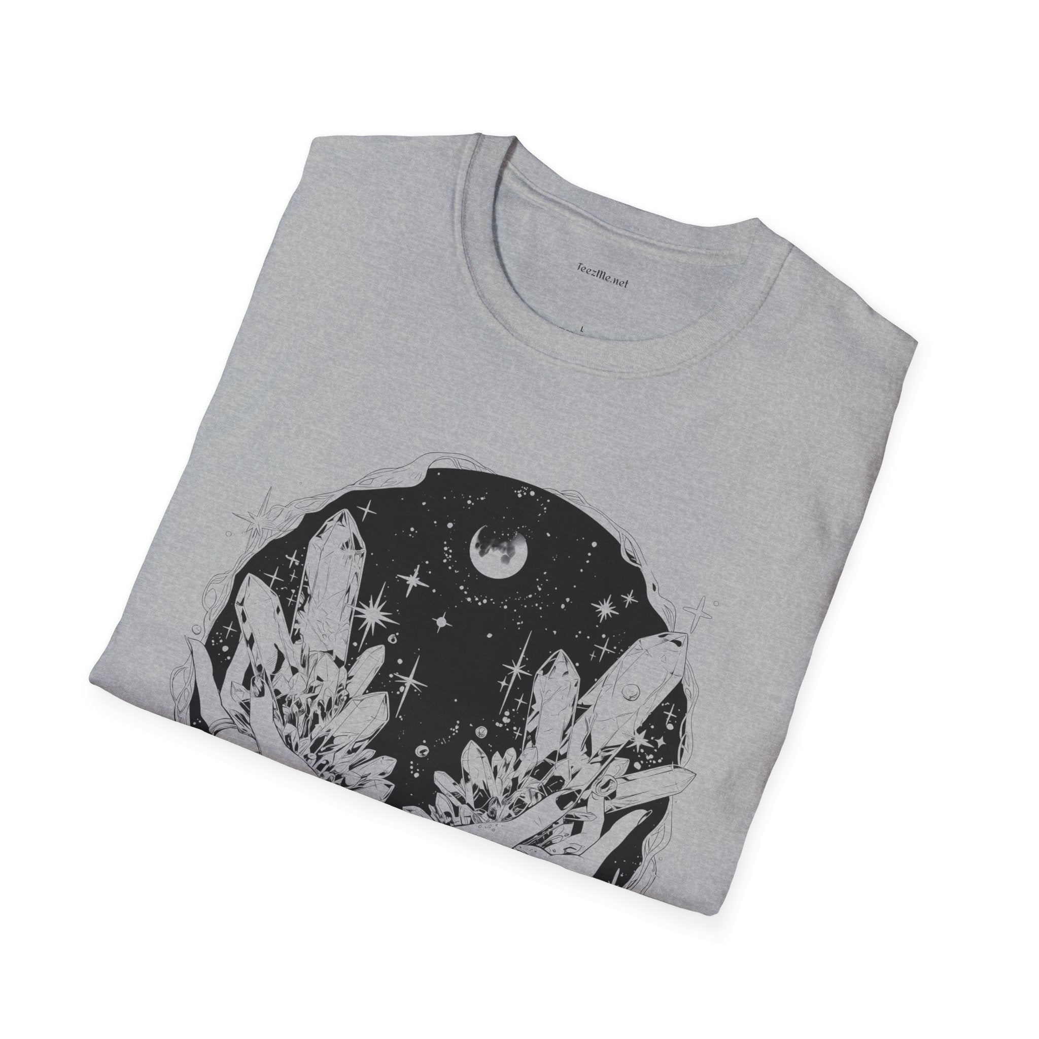 Crystal Moon Magic  - Unisex Softstyle T-Shirt 100% Cotton Graphic