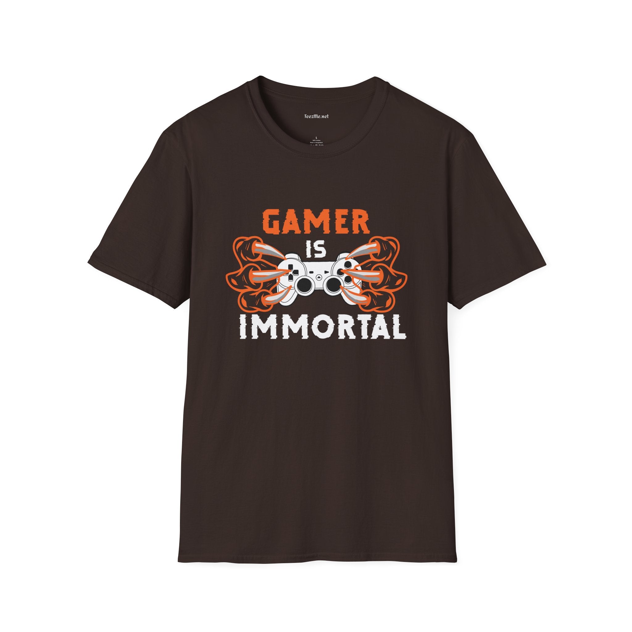 Gamer is Immortal 02 Unisex Softstyle T-Shirt 100% Cotton Graphic