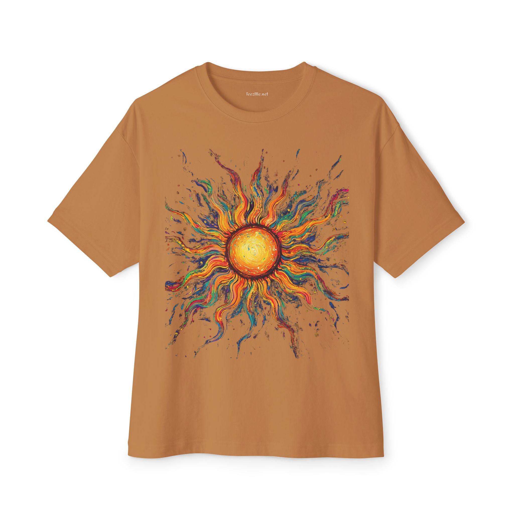 Trippy Sun BOHO - Unisex Oversized Tee