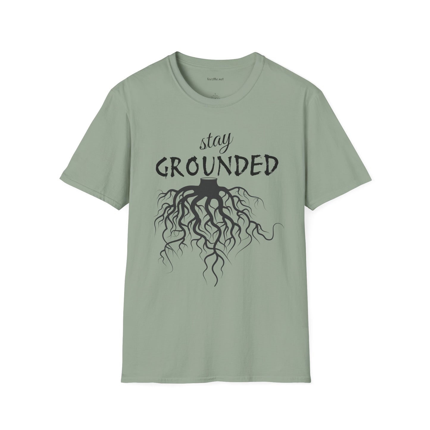 Stay Grounded Unisex Softstyle T-Shirt 100% Cotton