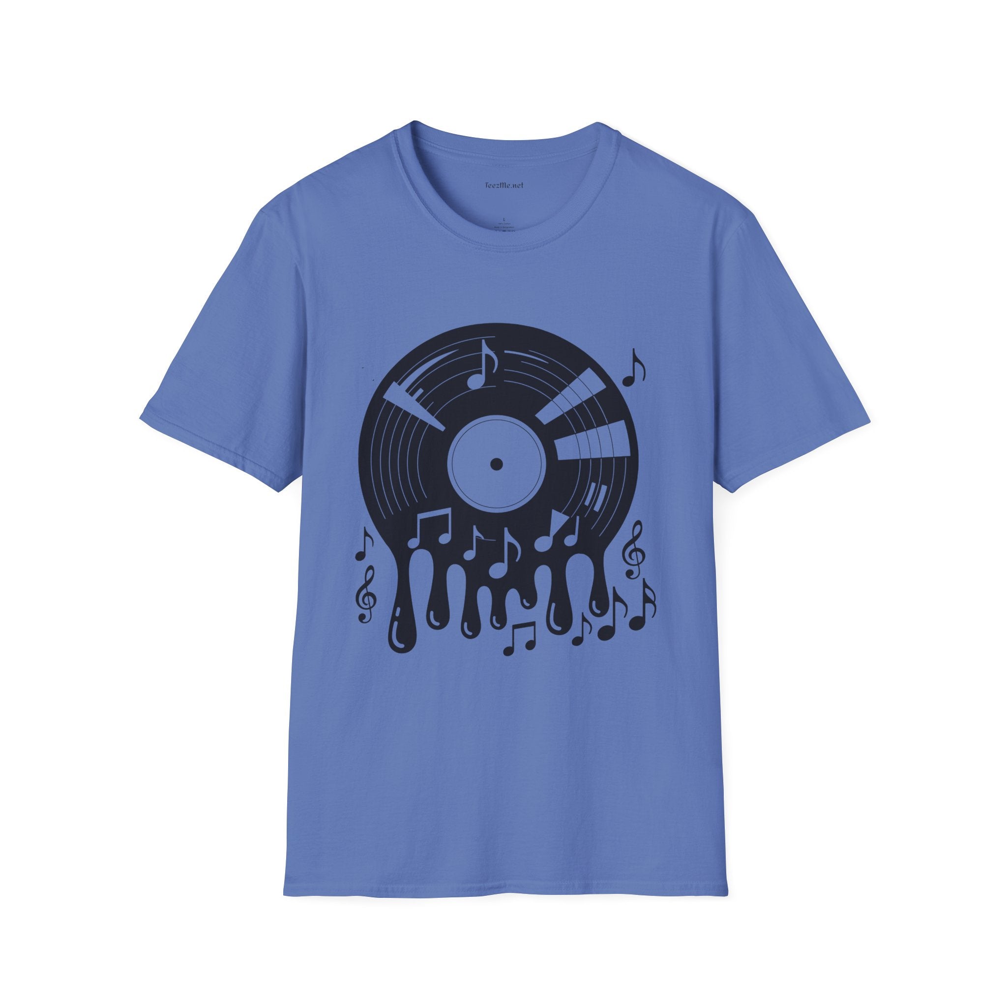 Spinning Vinyl Unisex Softstyle T-Shirt 100% Cotton Graphic