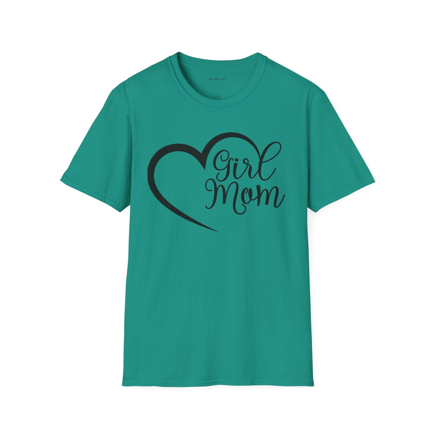 Girl Mom 01 Unisex SoftStyle T-Shirt 100% Cotton Graphic