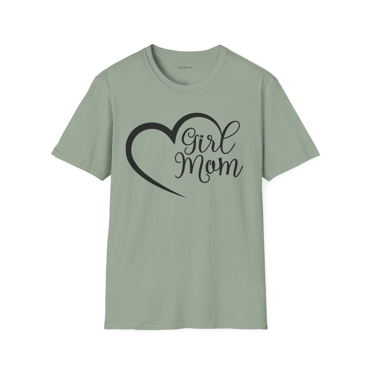 Girl Mom 01 Unisex SoftStyle T-Shirt 100% Cotton Graphic