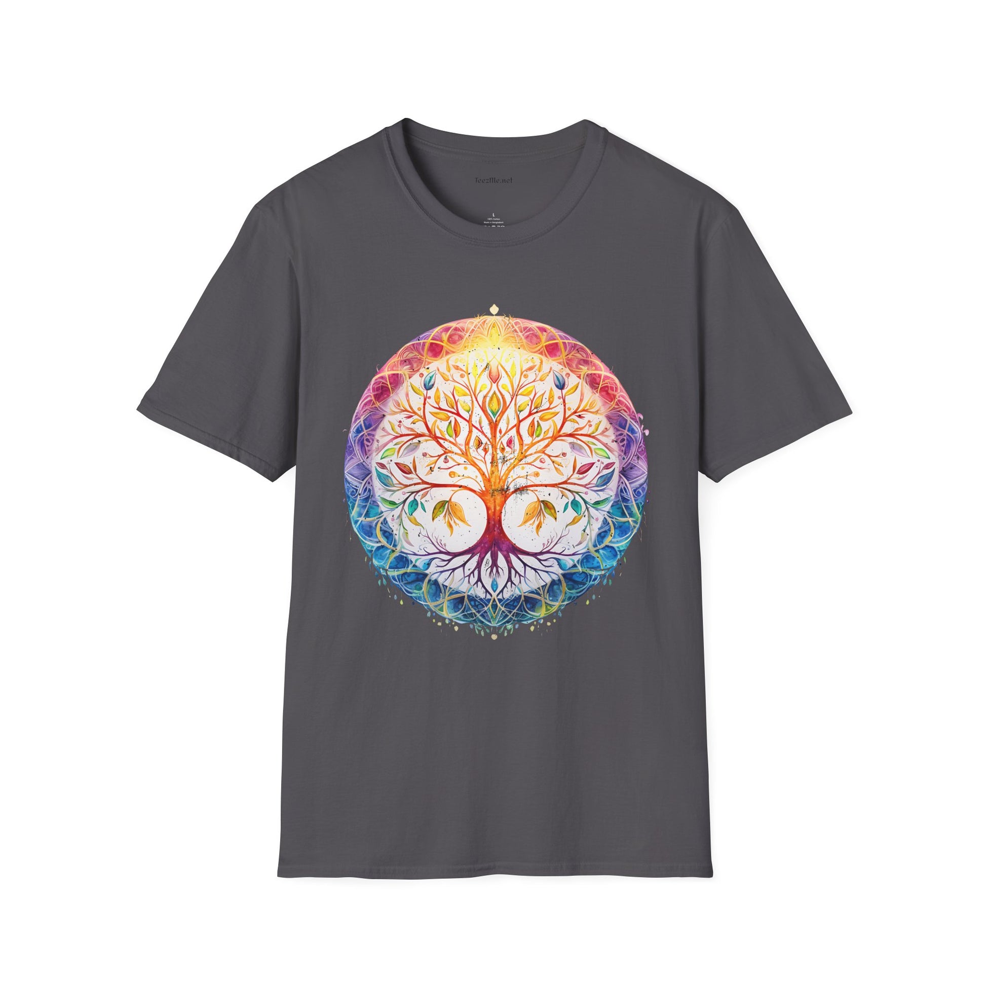 Mandala Tree - Unisex Softstyle T-Shirt 100% Cotton Graphic