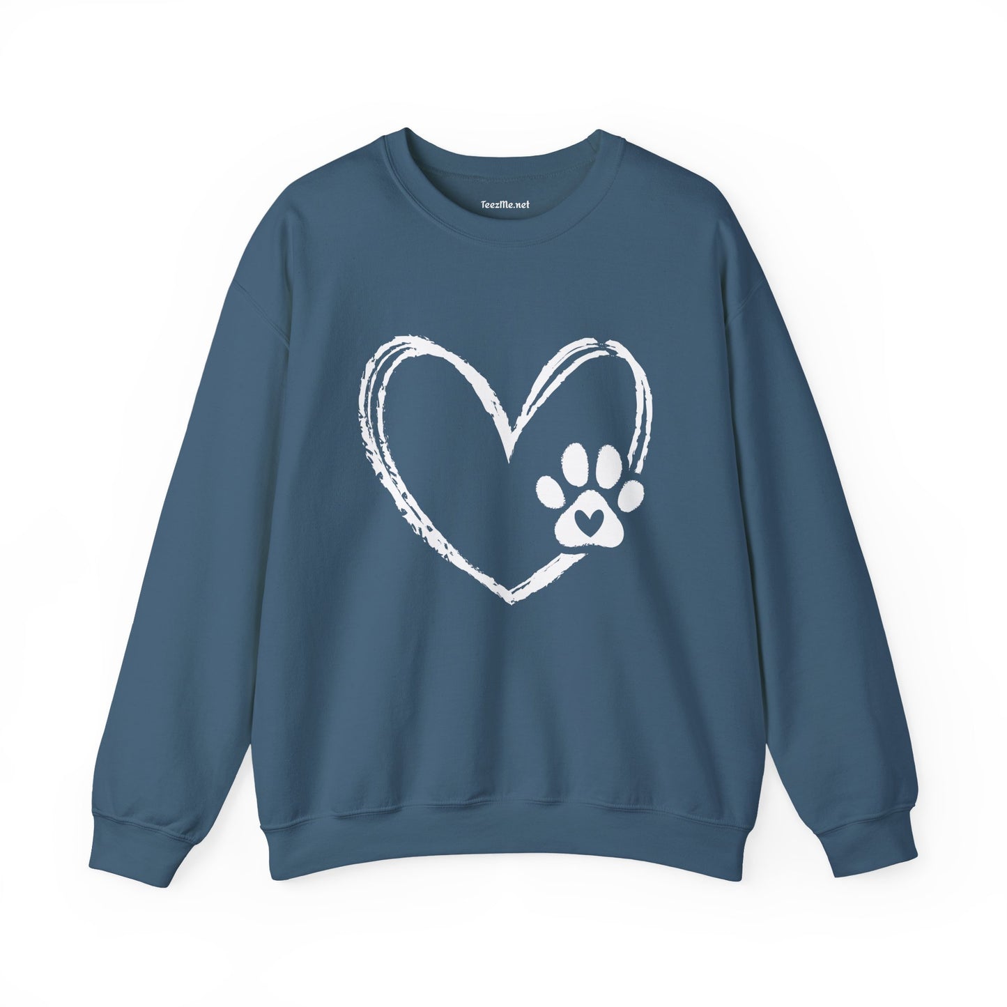 Paw Heart Unisex Heavy Blend™ Crewneck Sweatshirt
