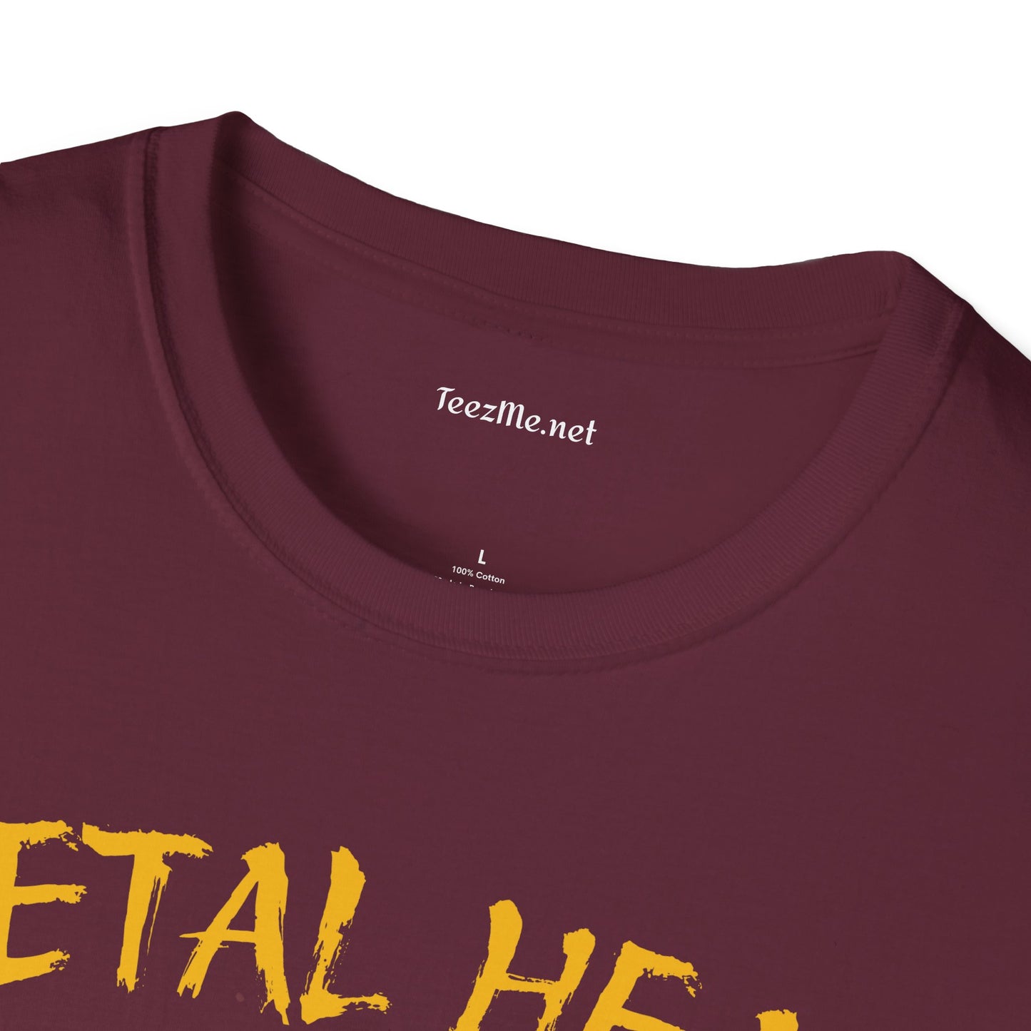 Metal Head - Unisex Softstyle T-Shirt 100% Cotton Graphic