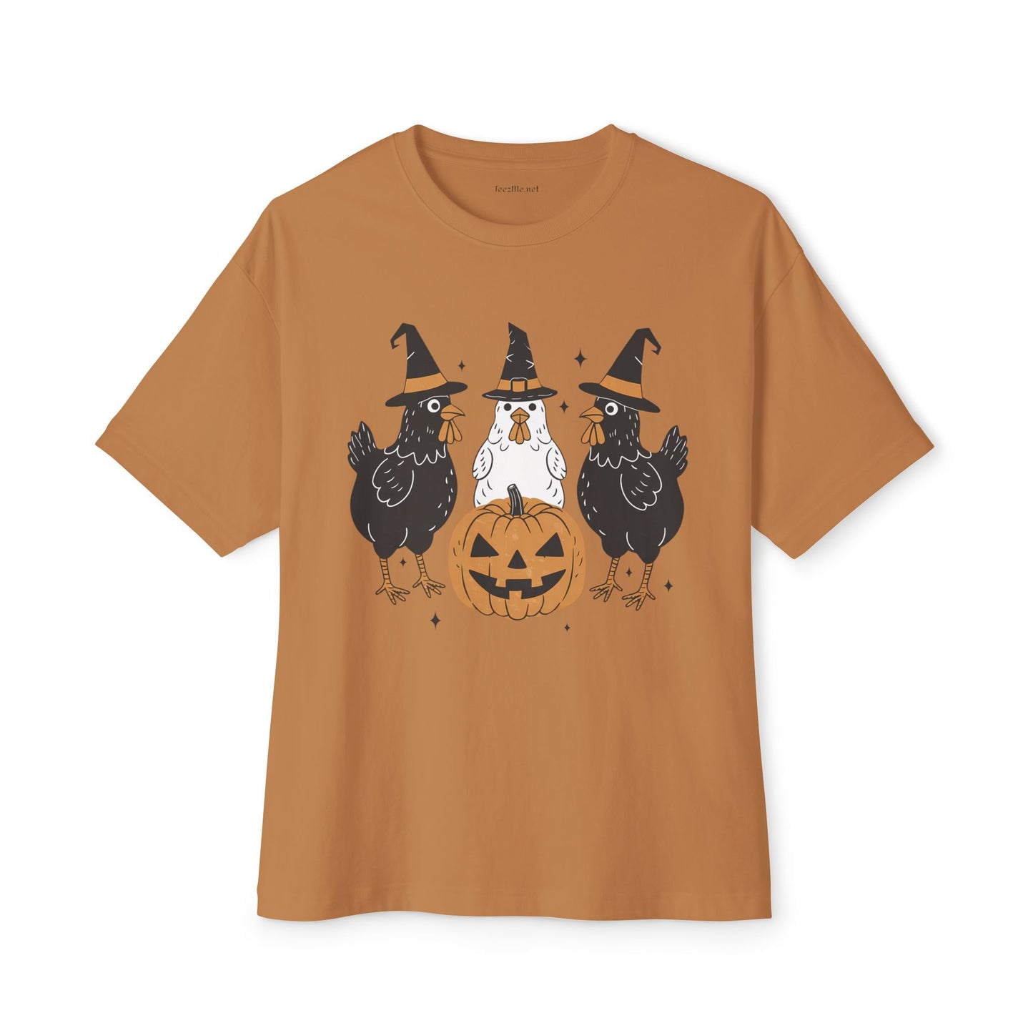 Witchy Chickens Unisex Oversized Boxy Tee