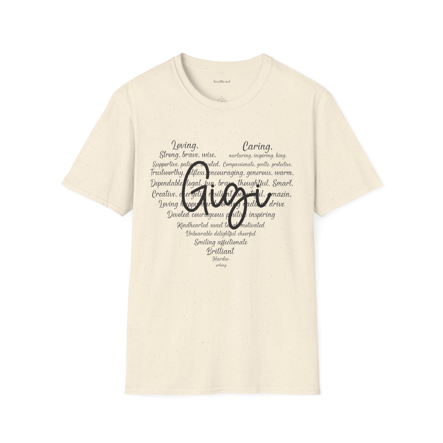 Gigi (definition) Unisex Soft Style T-Shirt 100% Cotton Graphic