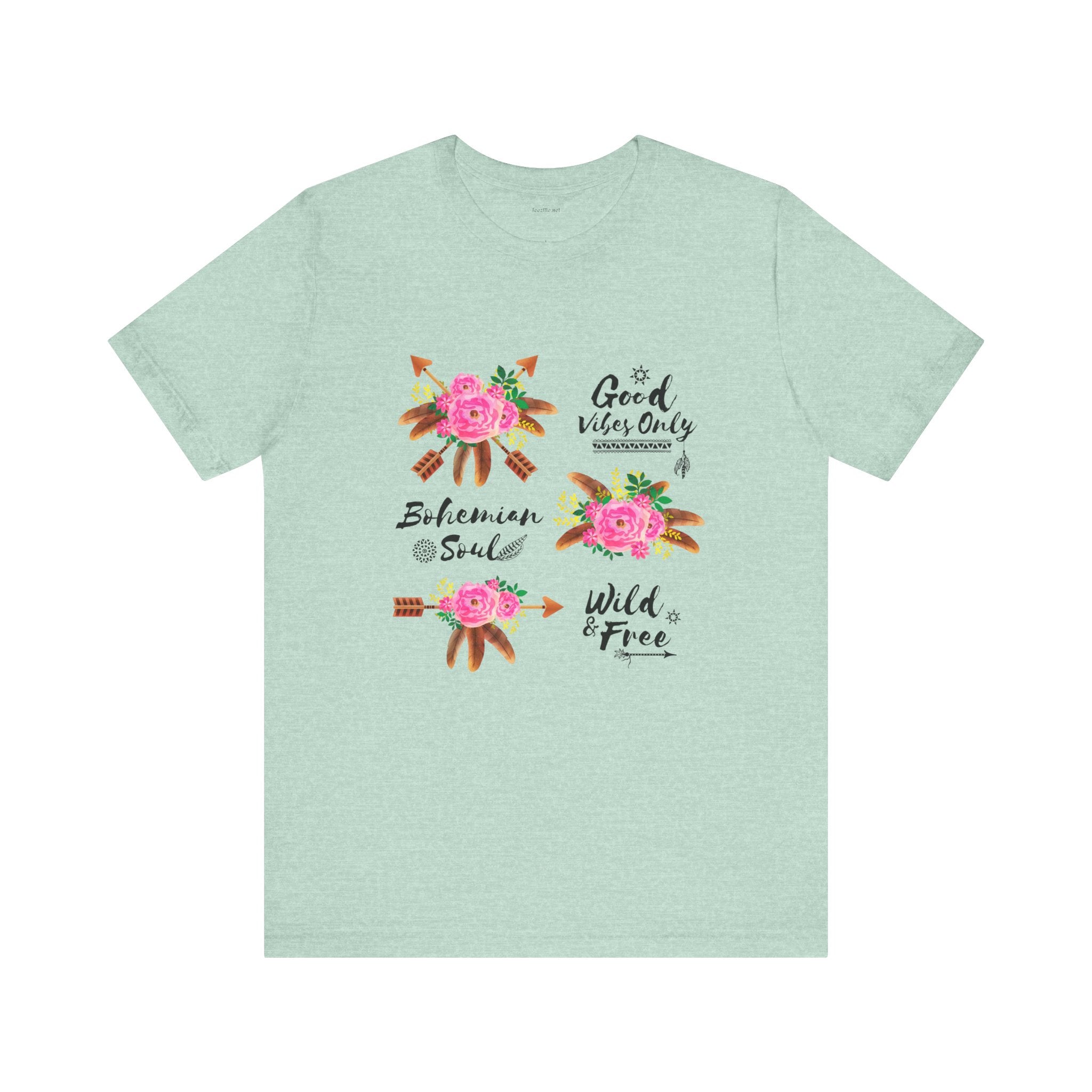 Wild & Free - Unisex Jersey Short Sleeve Tee #BOHO