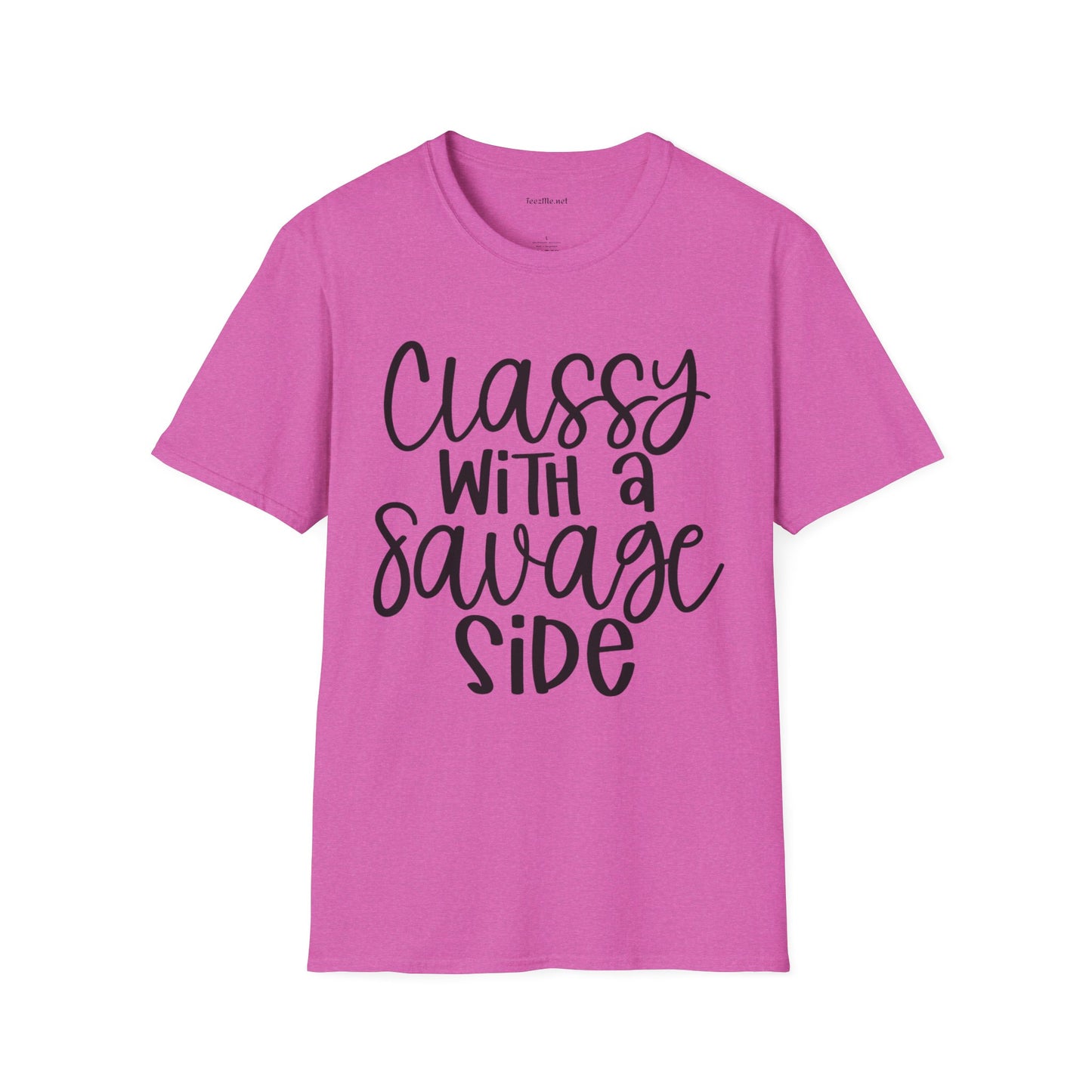Classy with a Savage Side Unisex Softstyle T-Shirt 100% Cotton