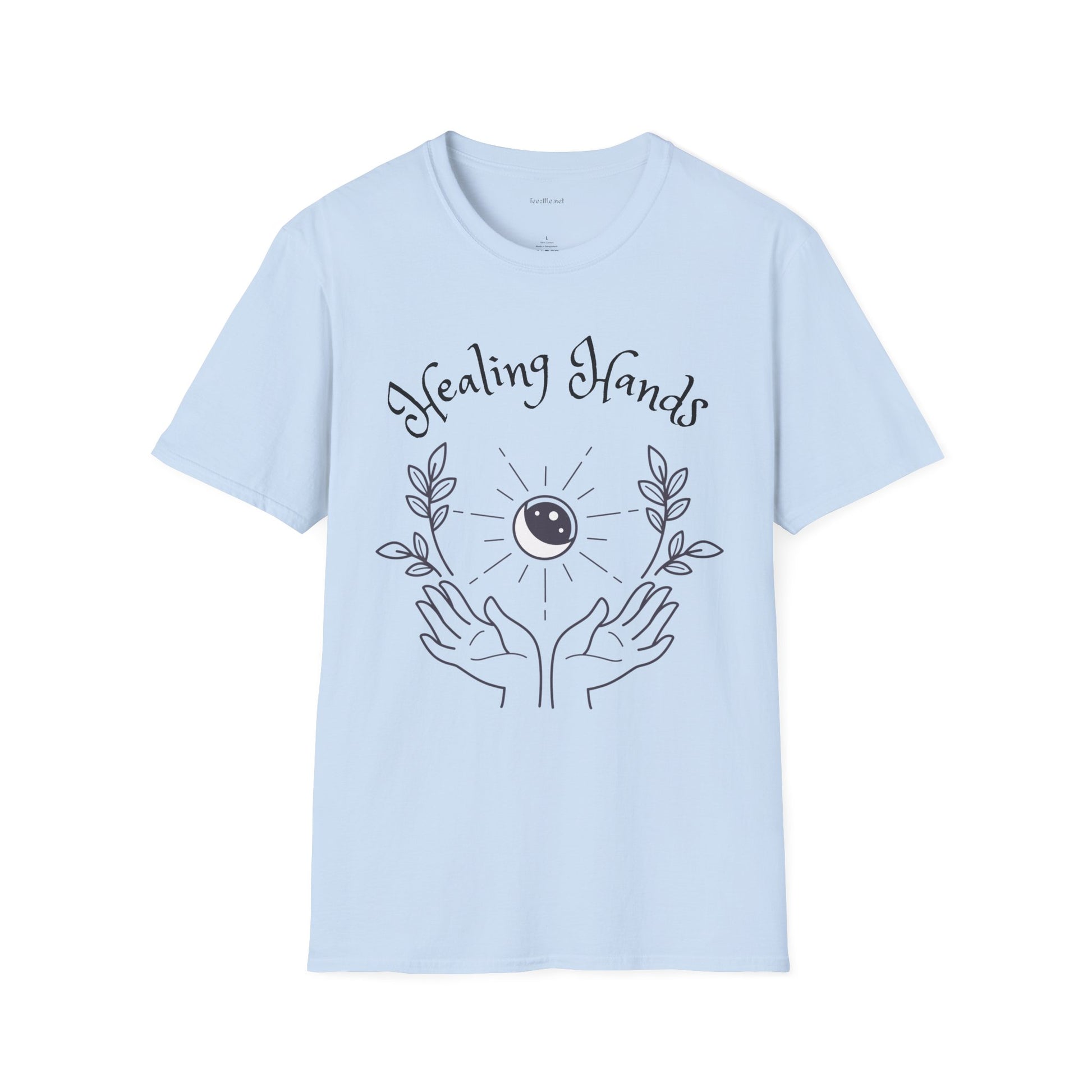 Healing Hands - Unisex Softstyle T-Shirt 100% Cotton Graphic #Reiki