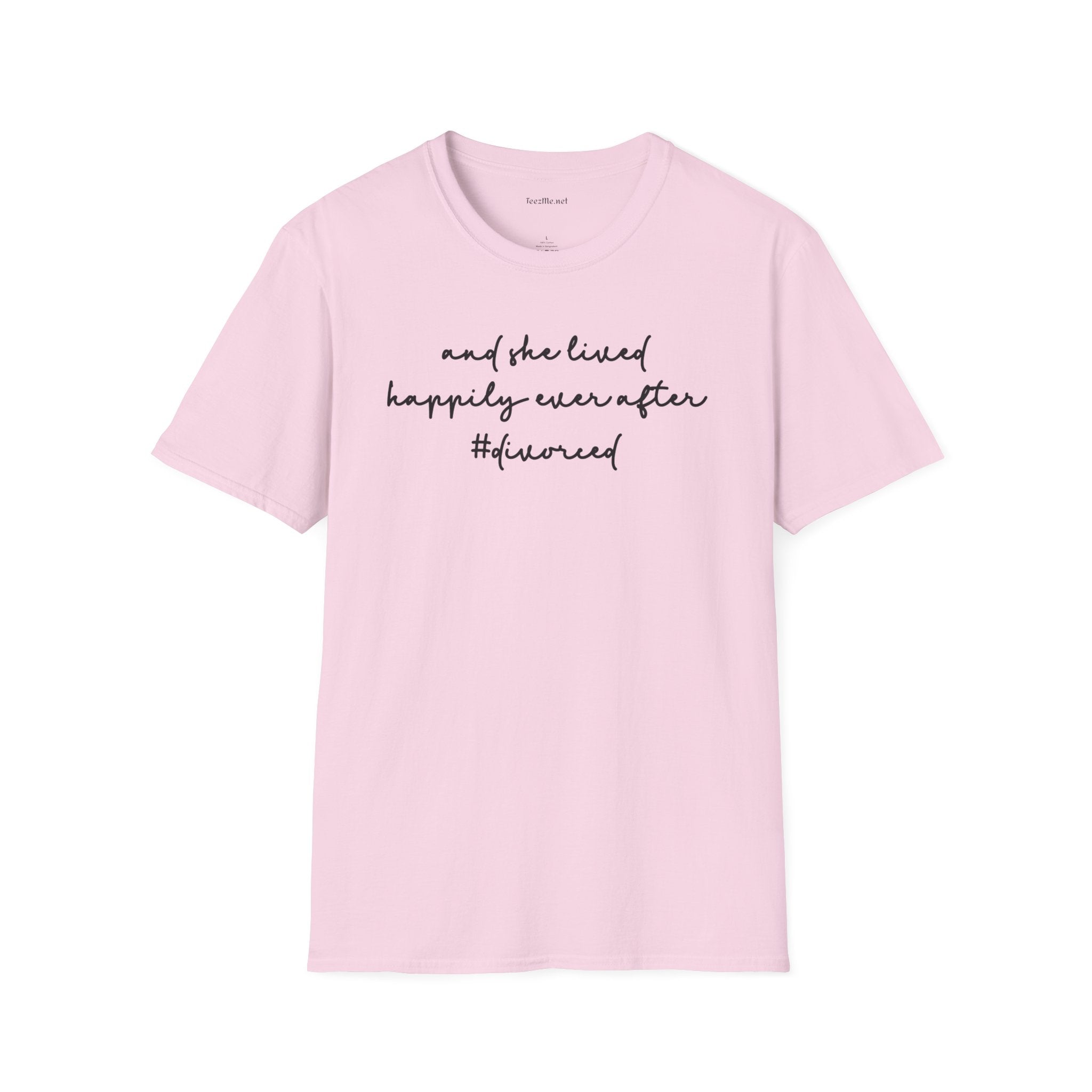 #divorced Unisex Softstyle T-Shirt 100% Cotton Graphic