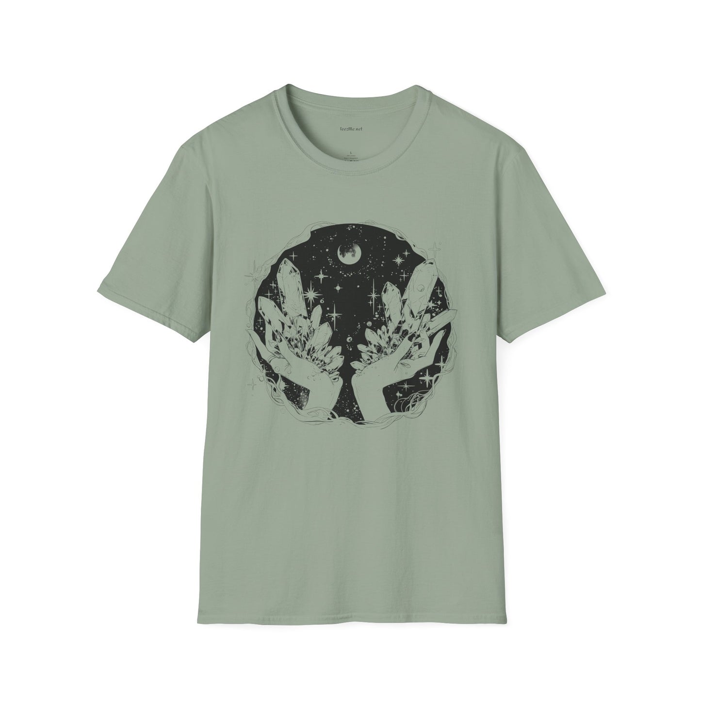 Crystal Moon Magic  - Unisex Softstyle T-Shirt 100% Cotton Graphic