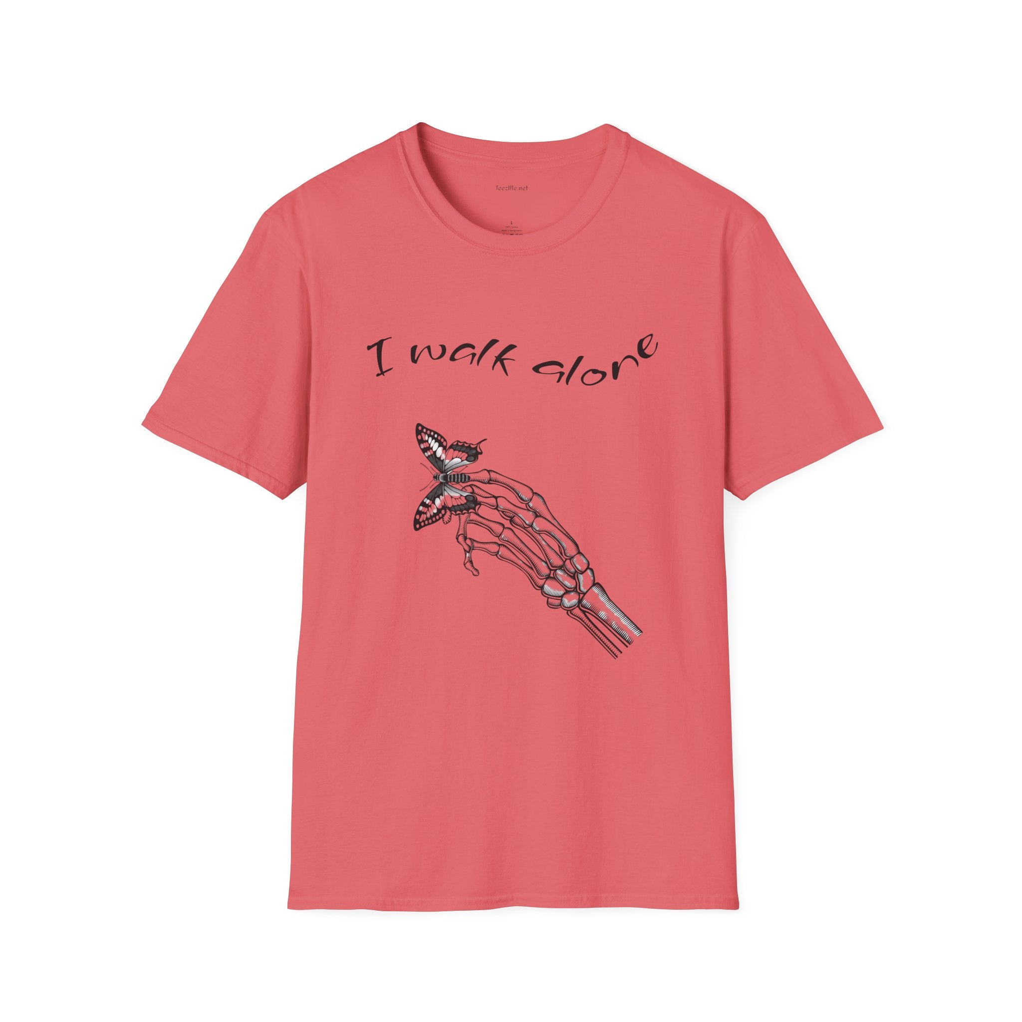 I walk alone - Unisex Softstyle T-Shirt 100% Cotton Graphic