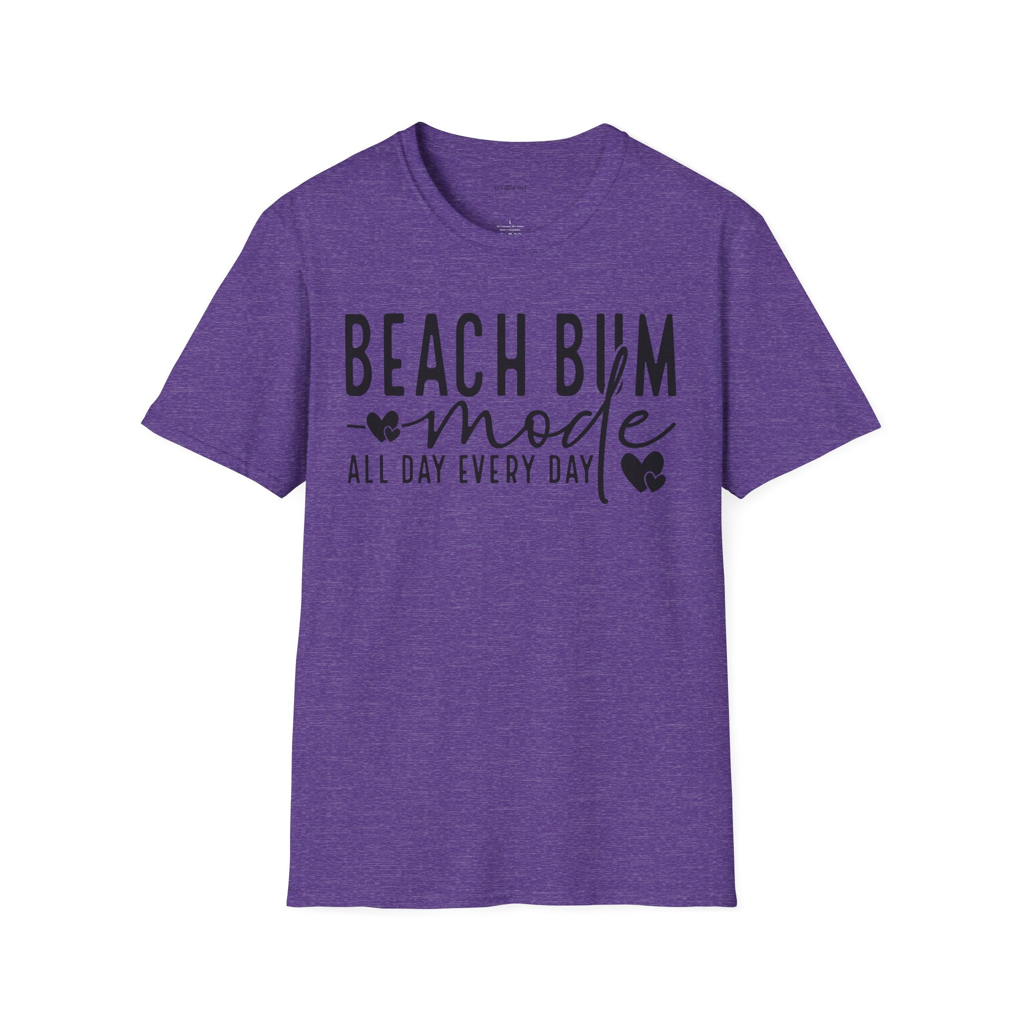 Beach Bum - Unisex Softstyle T-Shirt 100% Cotton Graphic