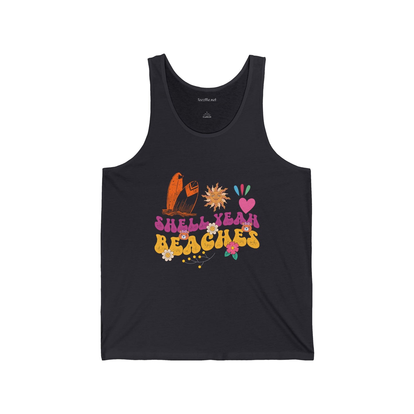 Shell Yeah Beaches 01 Unisex Jersey Tank
