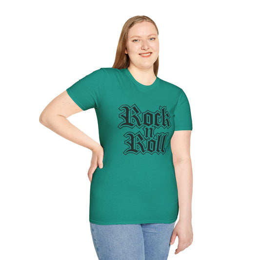ROCK n ROLL - Unisex Softstyle T-Shirt 100% Cotton Graphic