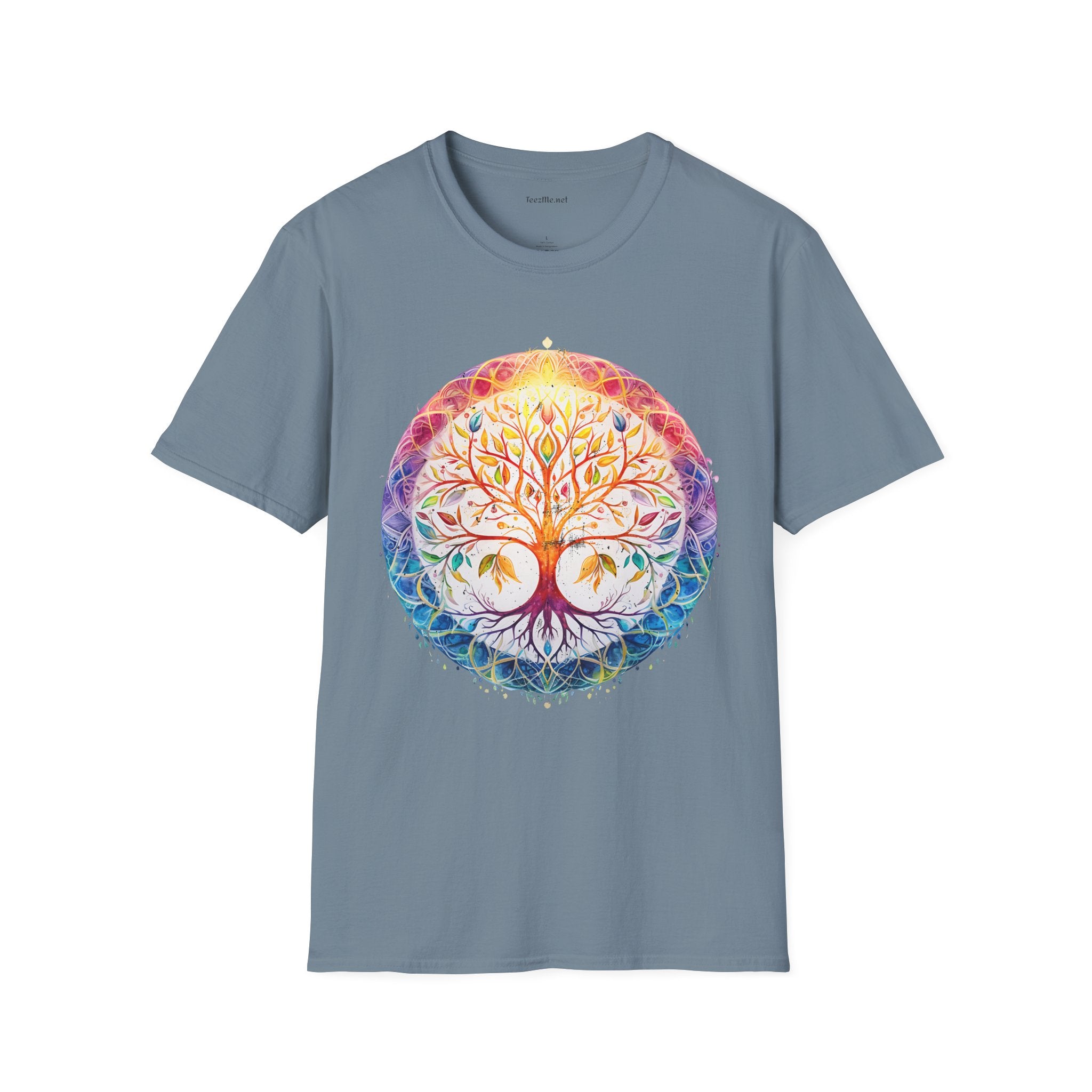 Mandala Tree - Unisex Softstyle T-Shirt 100% Cotton Graphic