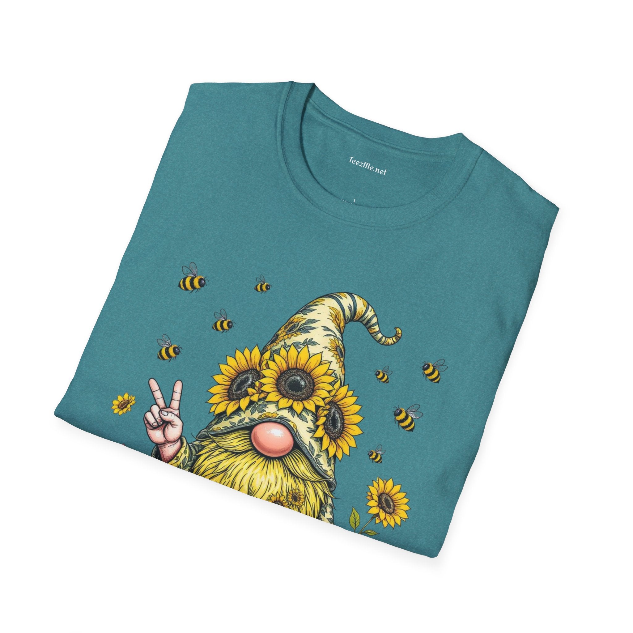 Be Kind Gnome Unisex Softstyle T-Shirt 100% Cotton Graphic