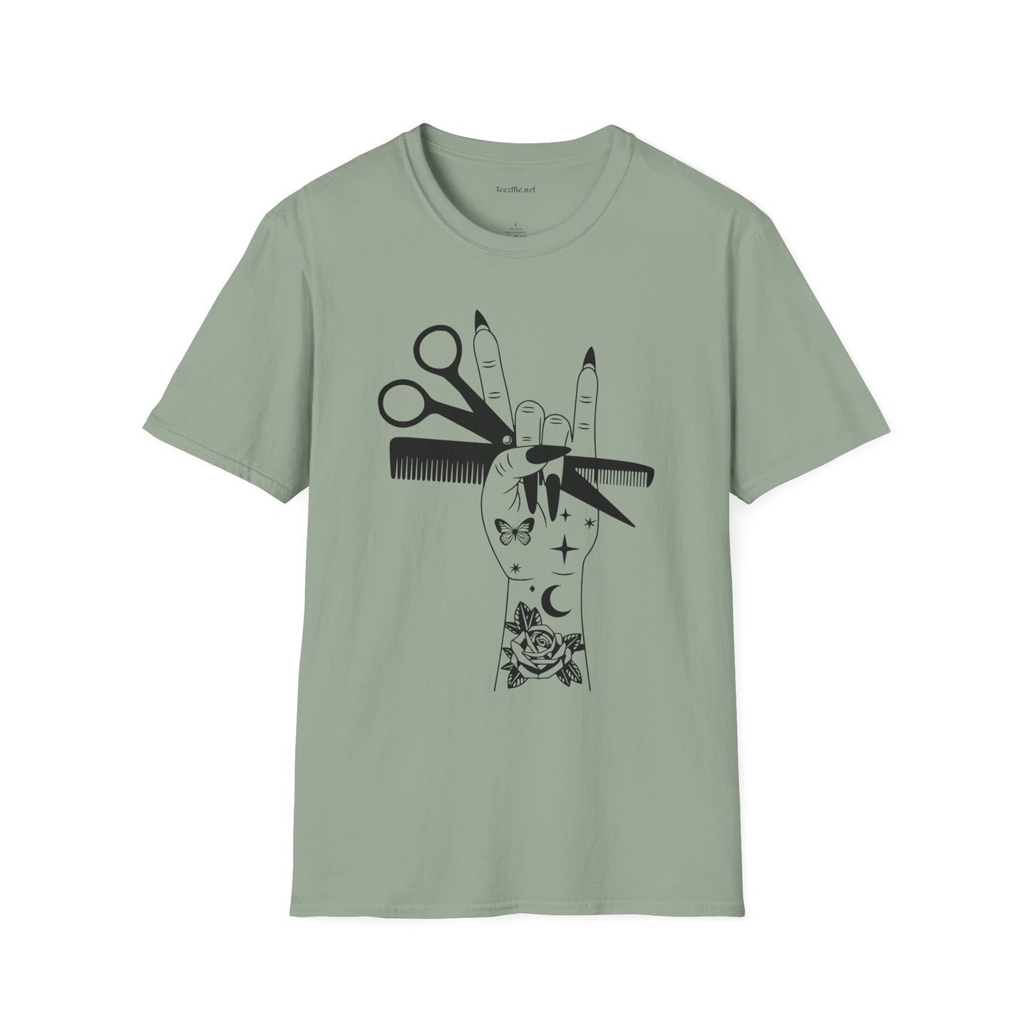 Hairstylist Boho Unisex Softstyle T-Shirt 100% Cotton Graphic