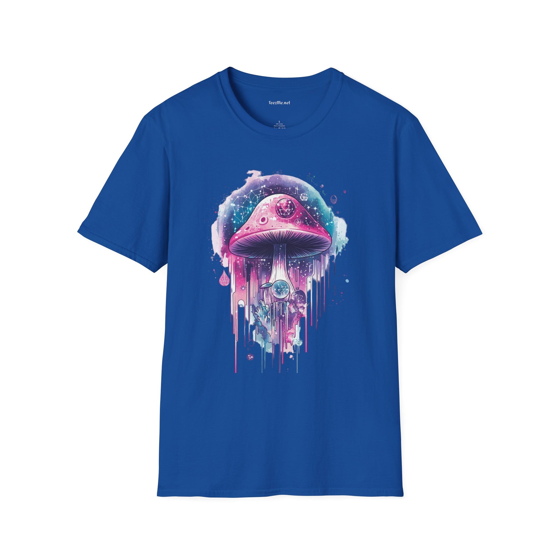 Abstract Mushroom Unisex Softstyle T-Shirt 100% Cotton Graphic