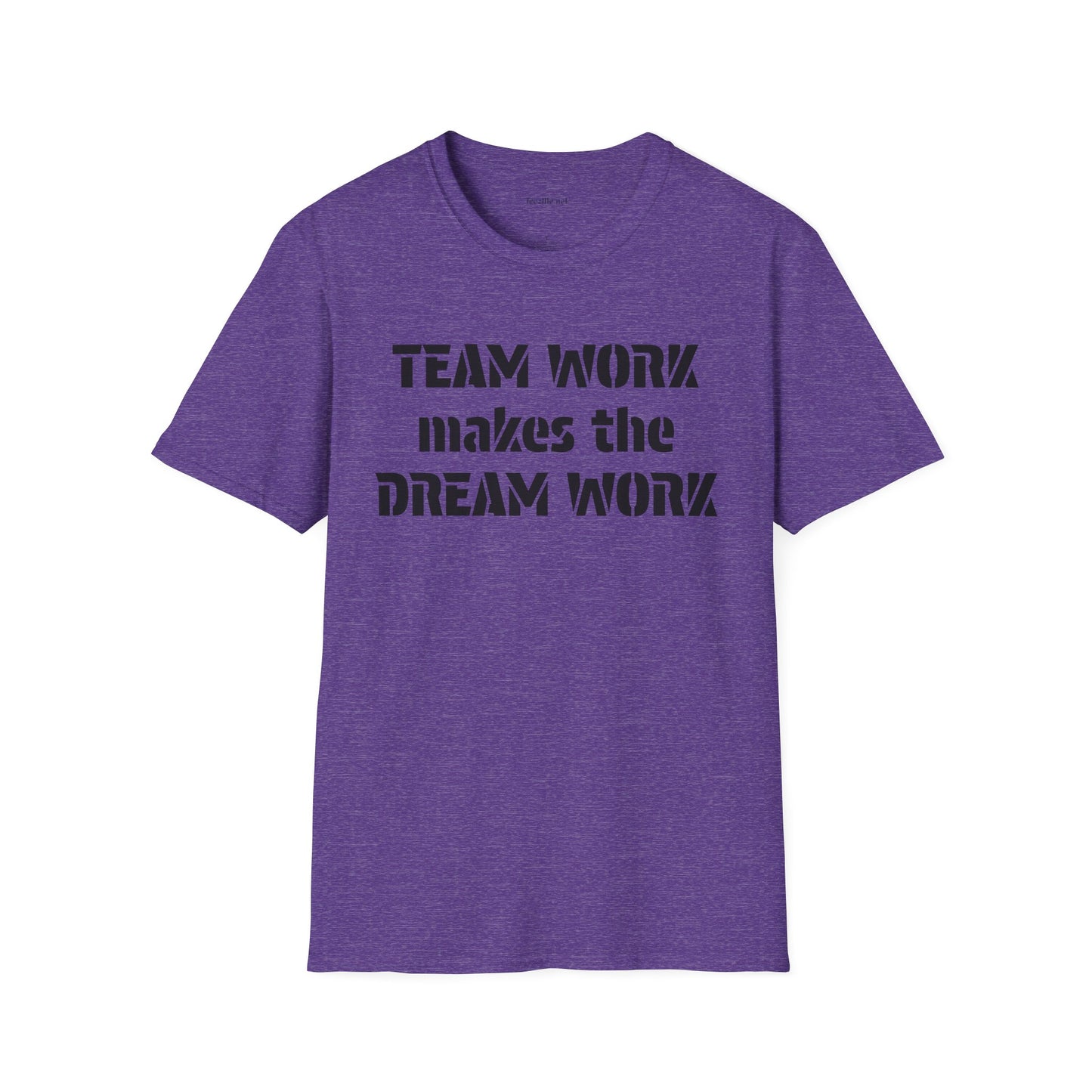 Team Work makes the Dream Work Unisex Soft Style T-Shirt 100% Cotton Graphic