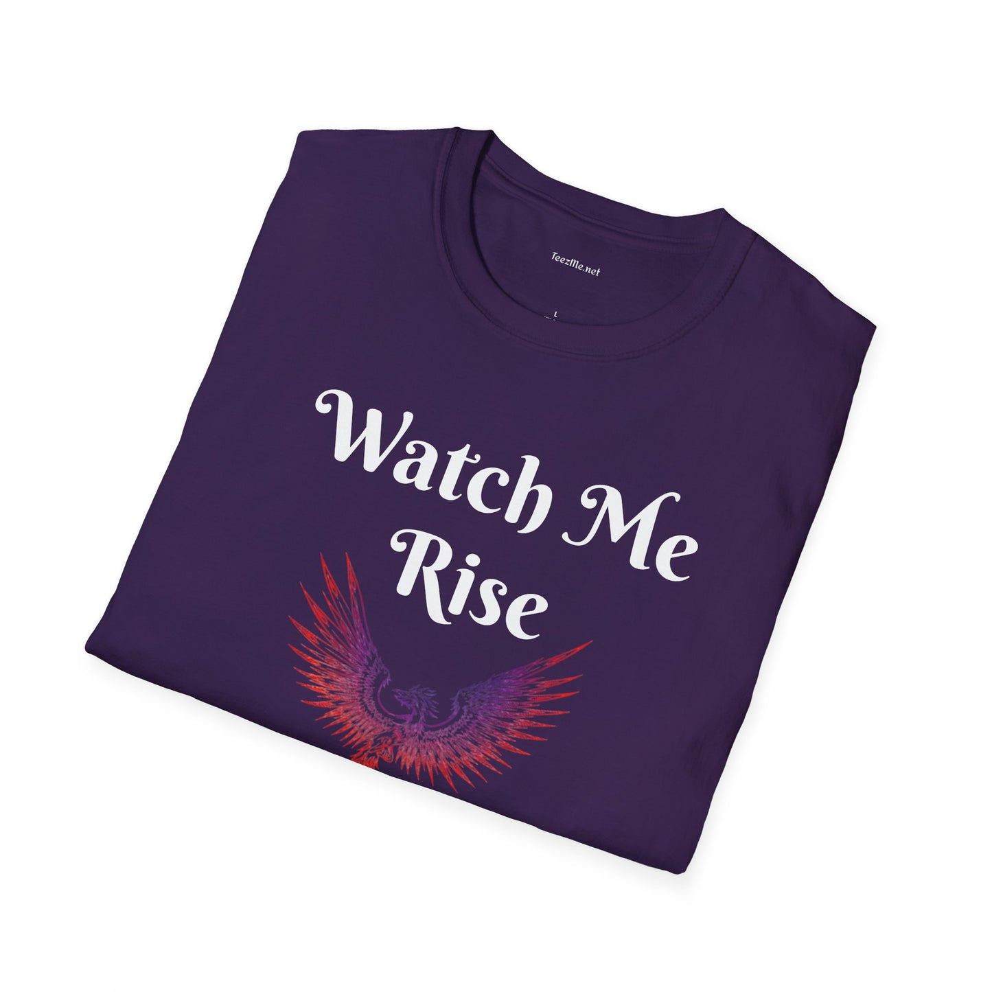 Watch Me Rise - Unisex Softstyle T-Shirt 100% Cotton Graphic