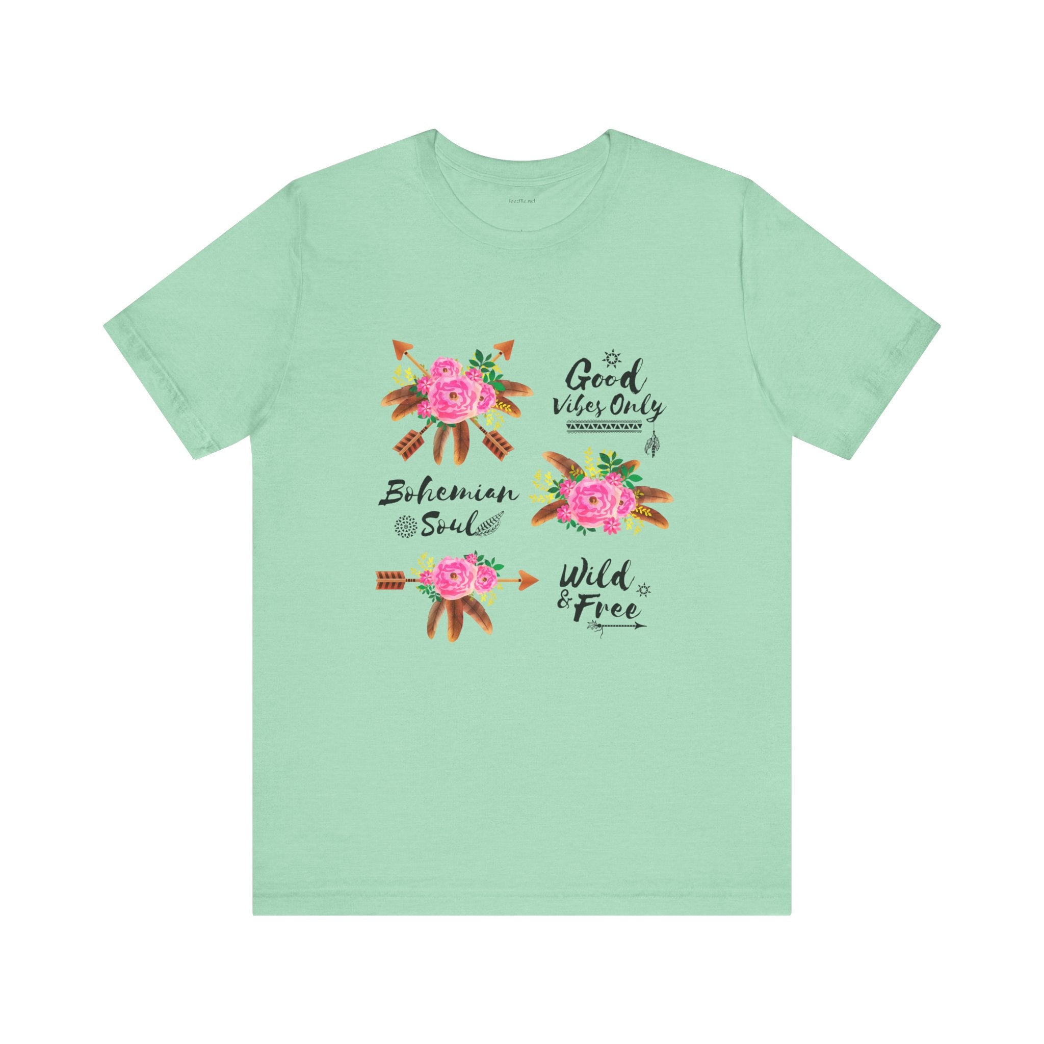 Wild & Free - Unisex Jersey Short Sleeve Tee #BOHO