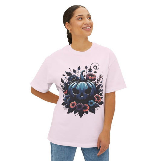 Goth Pumpkin3 - Unisex Oversized Boxy Tee