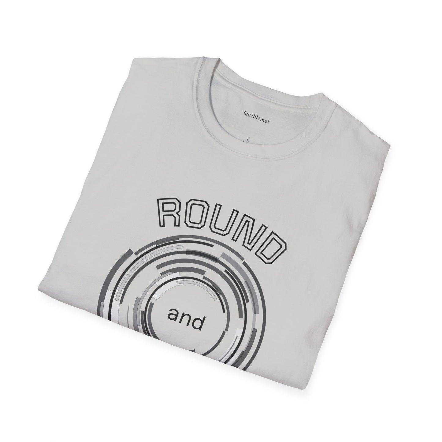 Round and Round - Unisex Softstyle T-Shirt 100% Cotton Graphic