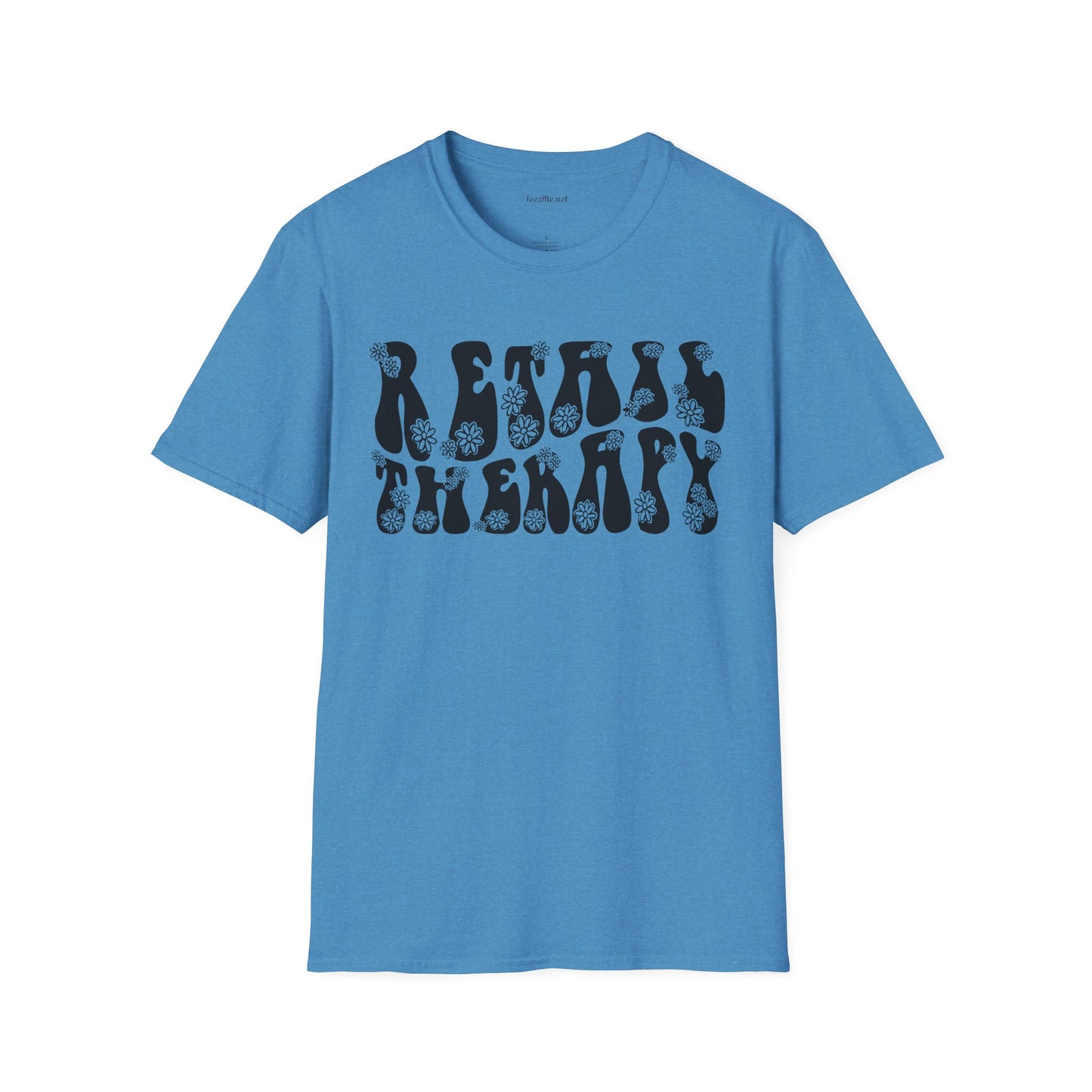 Retail Therapy Retro Unisex Softstyle T-Shirt 100% Cotton Graphic